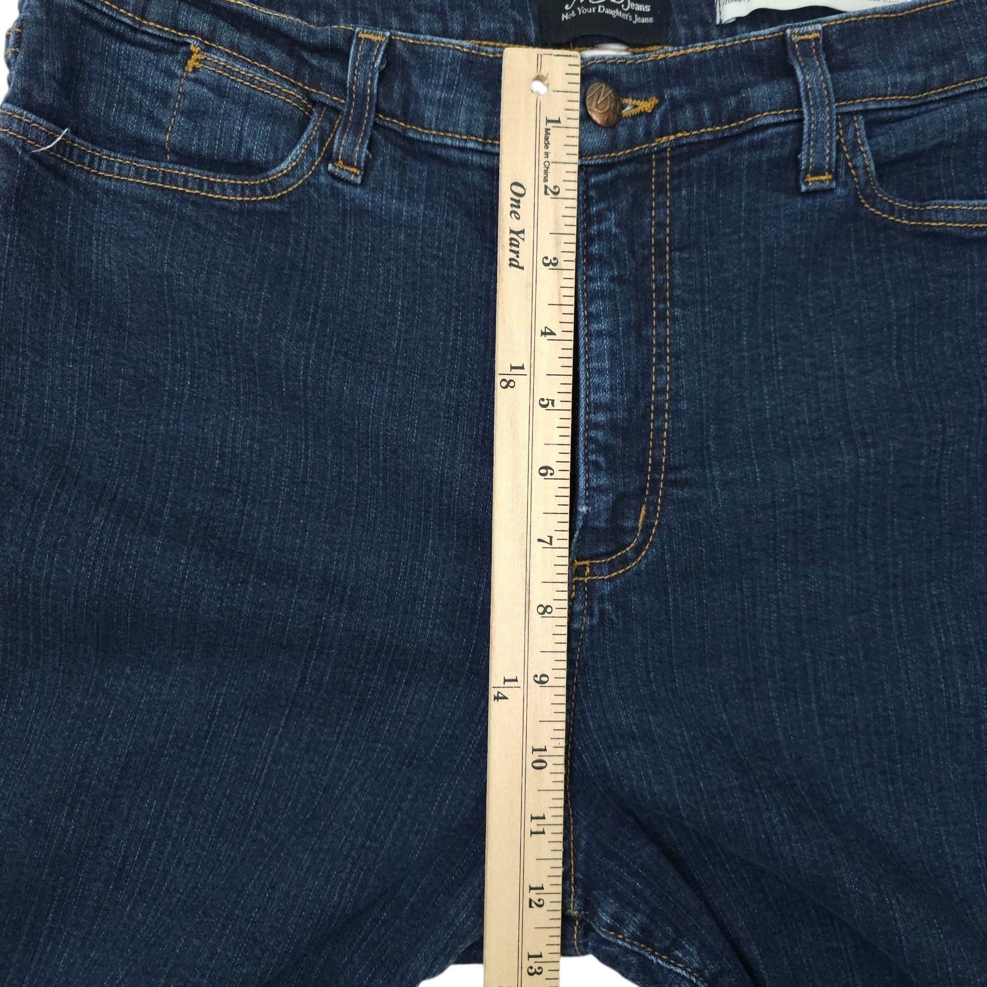 Other NYD Jeans Flare Leg Jeans Womens Size 18 High Rise Dark Wash Size 40" / US 18 - 4 Thumbnail