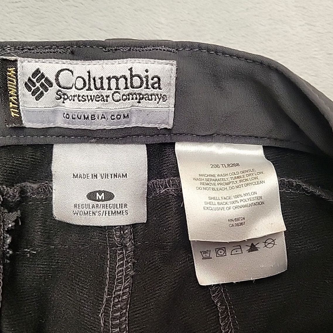 Vintage Columbia Titanium Pants Womens M Gray Fleece Lined Performance Cargo Outdoors Pants Mens? Size 30" / US 8 / IT 44 - 5 Thumbnail