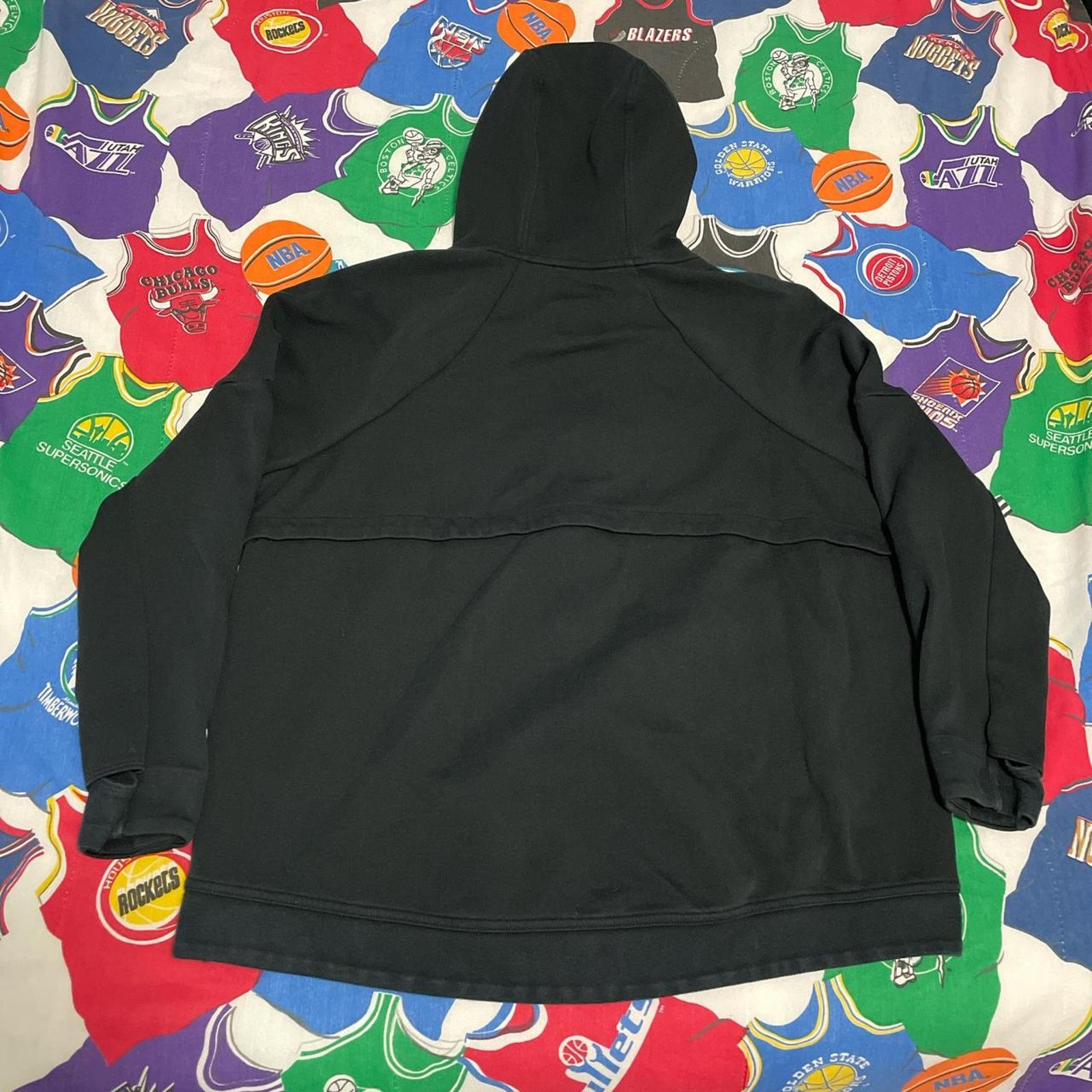 Nike Nike Tech Fleece Full Zip Hoody Hoodie Jacket Black Womens Size XL / US 12-14 / IT 48-50 - 2 Thumbnail