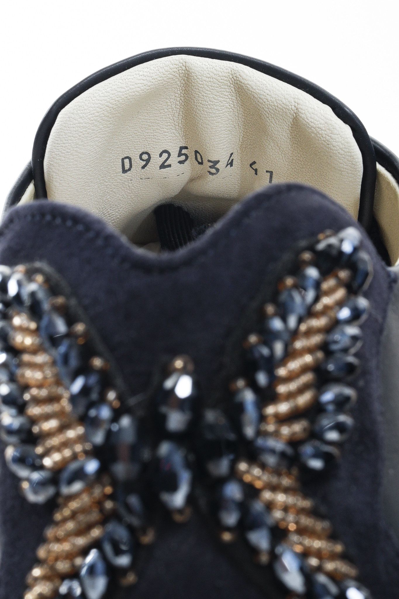 AGL Attilio Giusti Leombruni Butterfly Jewel Platform Sneakers Size US 10.5 / IT 40.5 - 11 Thumbnail