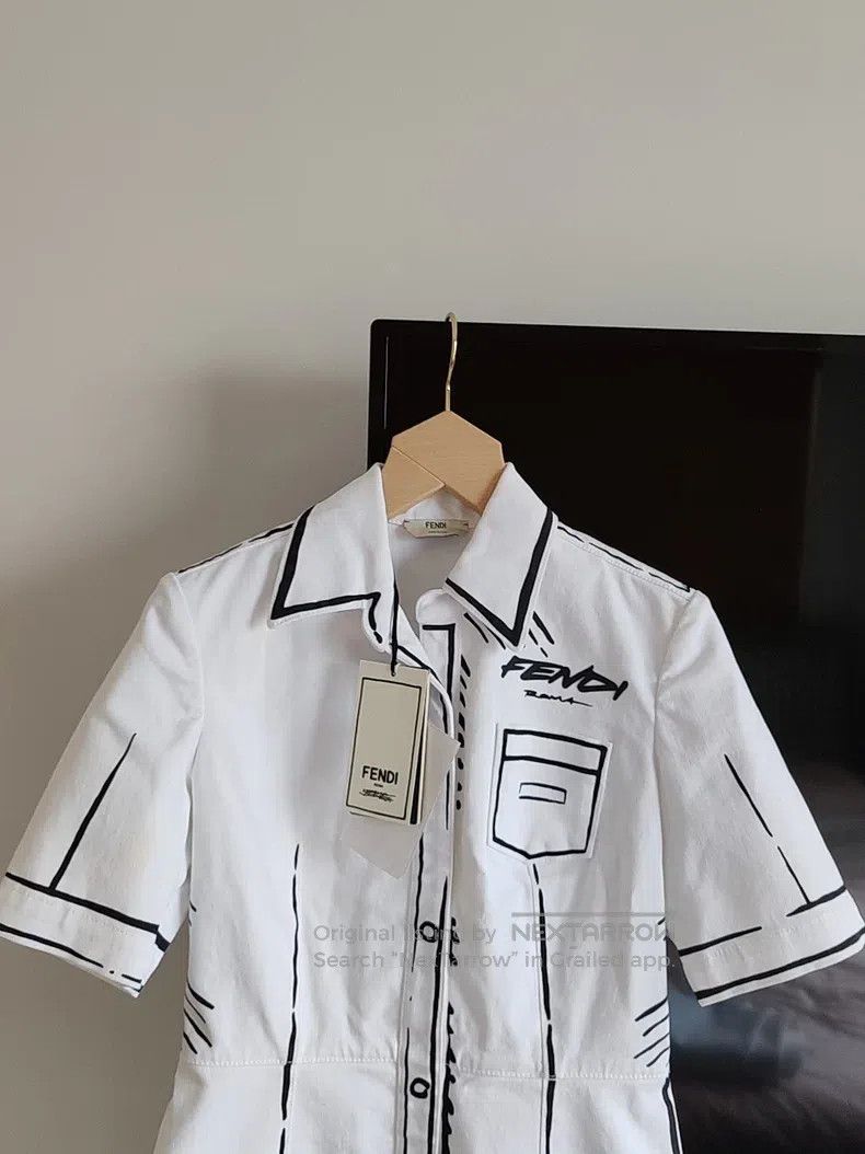 Fendi Fendi California sky series comic style dress Size XS / US 0-2 / IT 36-38 - 3 Thumbnail