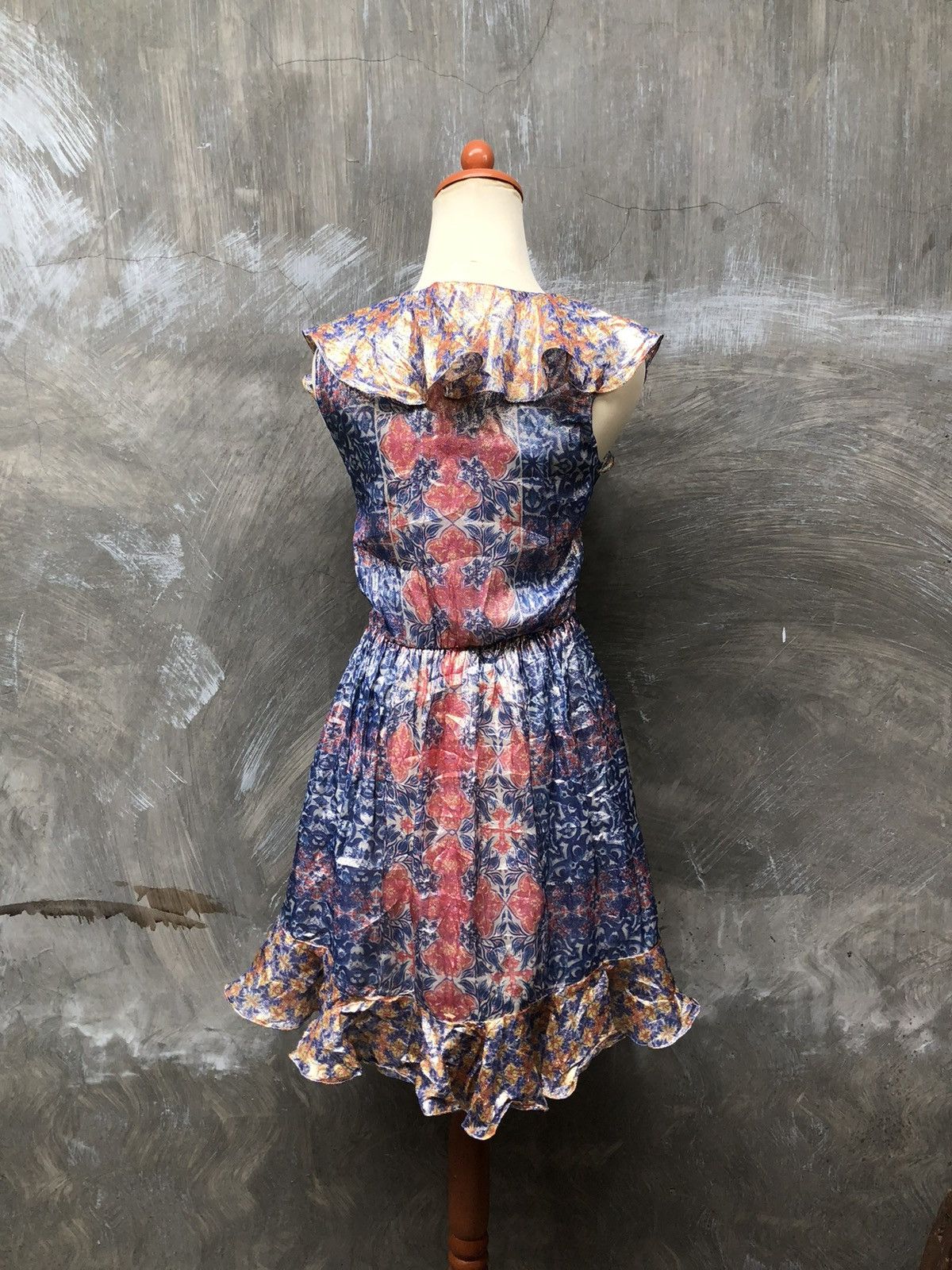 Hemant & Nandita Hemant & Nandita Women Midi Dress Size XS / US 0-2 / IT 36-38 - 5 Thumbnail