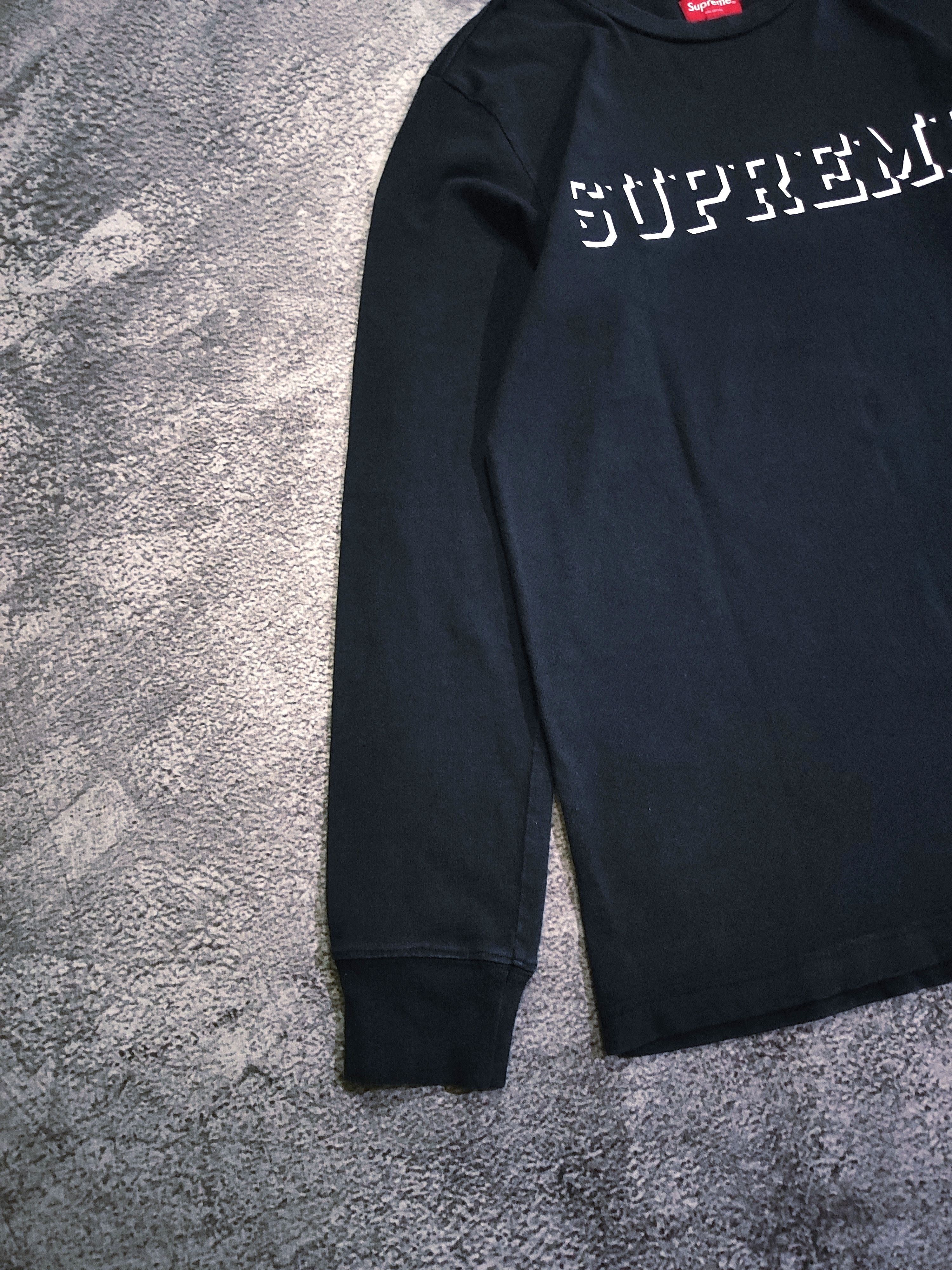 Supreme Supreme Long Sleeve Black Size US M / EU 48-50 / 2 - 3 Thumbnail