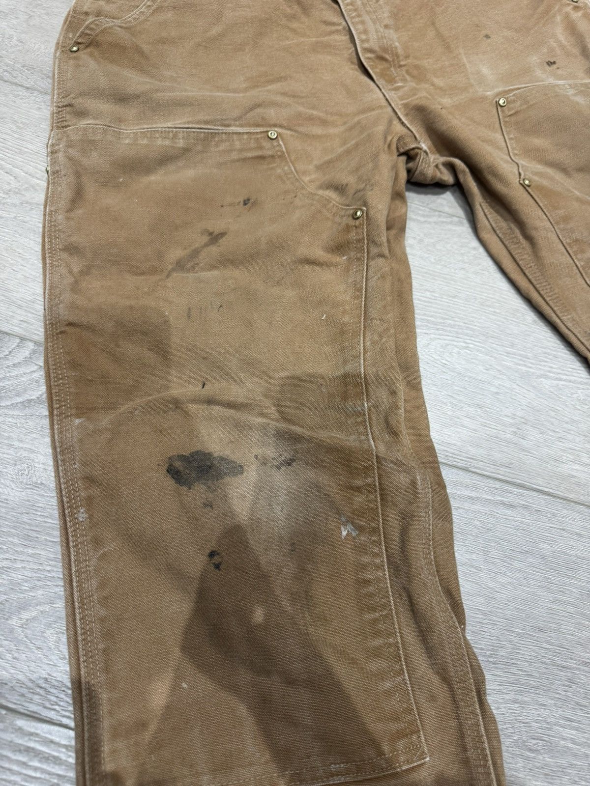Carhartt × Vintage Vintage Baggy Carhartt Double Knee Carpenter Pants Size US 36 / EU 52 - 2 Thumbnail