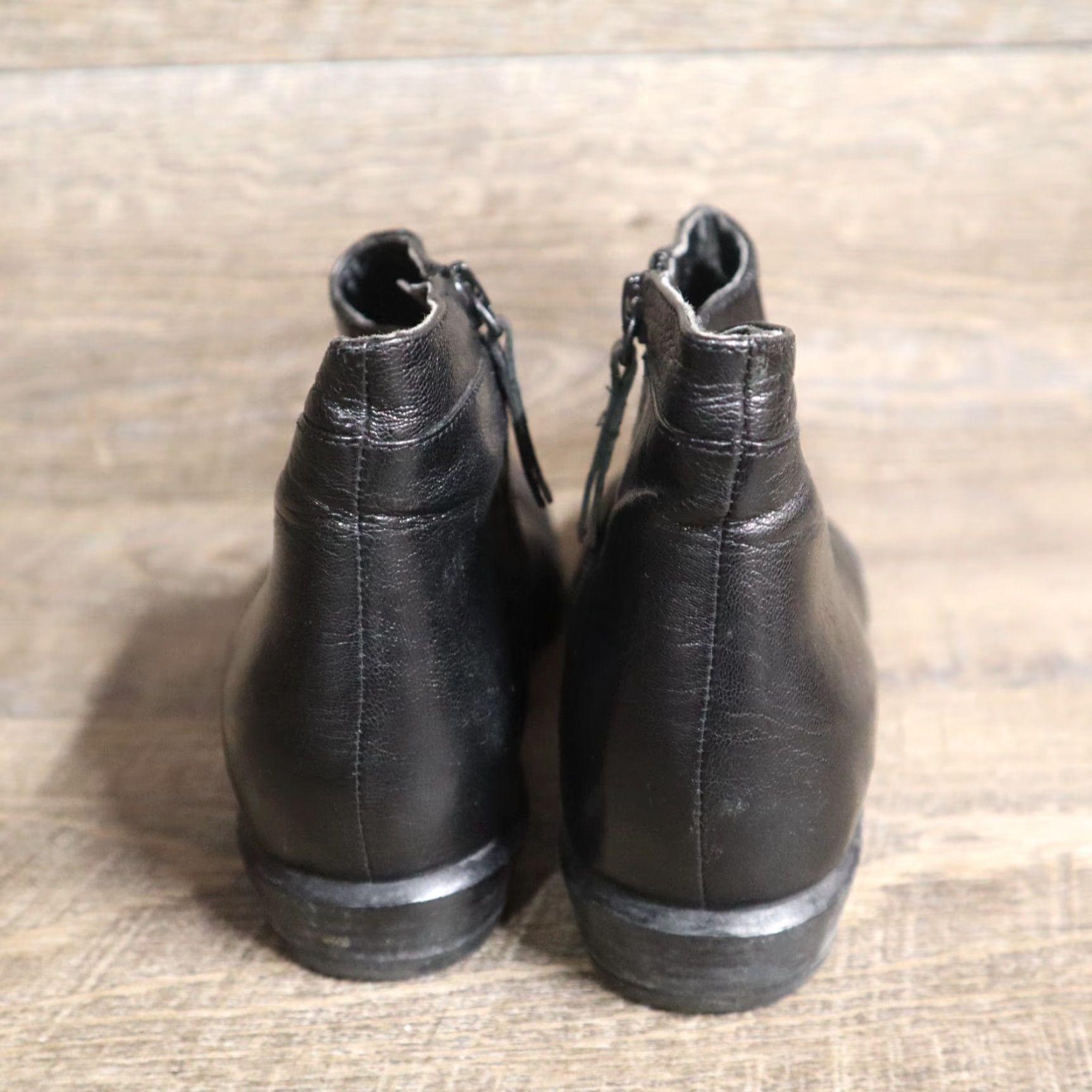 Nine West Nine West Leather Boot Black Boots Pointed Toe Wedge Women's Size 6M Vintage No Size US 6 / IT 36 - 4 Thumbnail