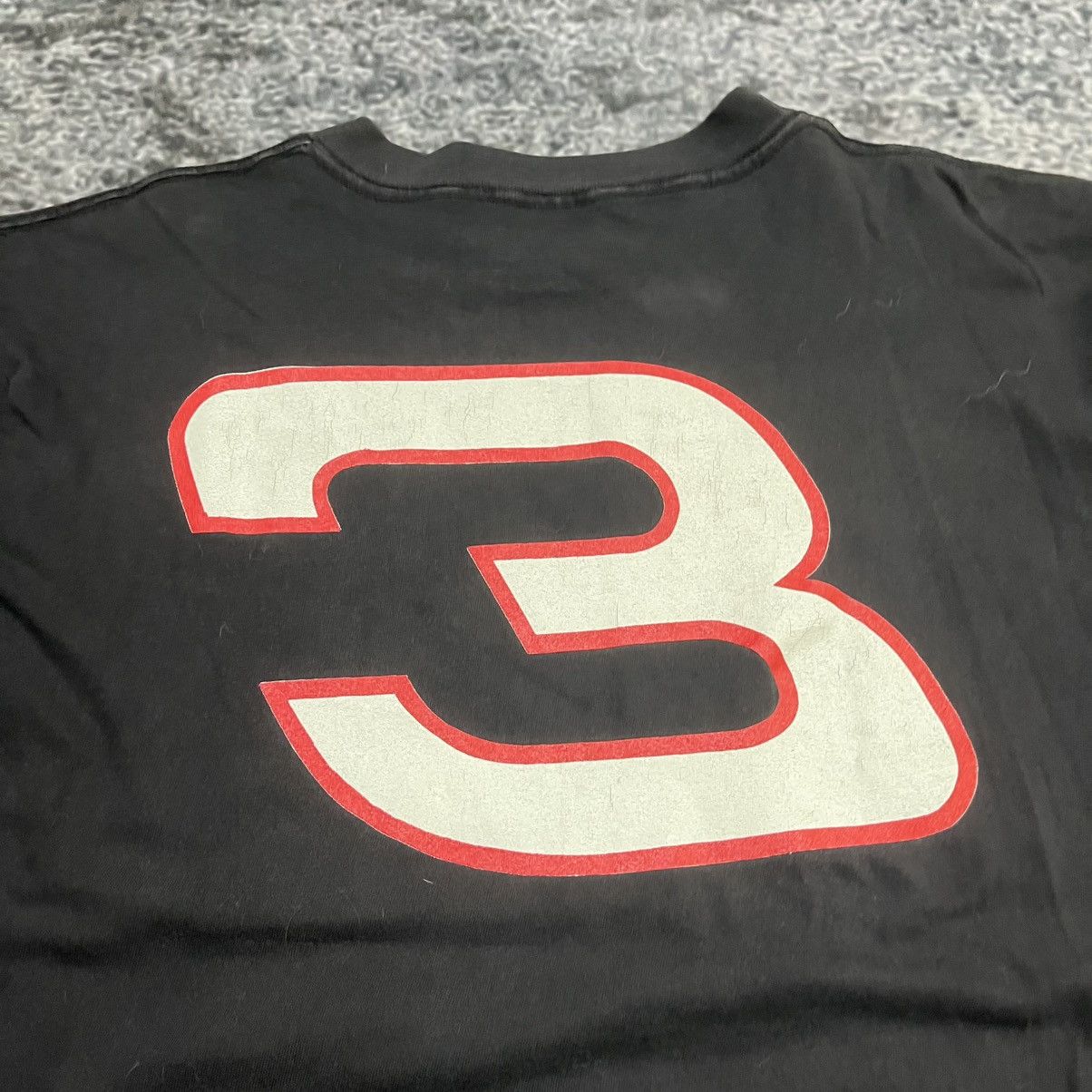 NASCAR Vintage 90s Dale Earnhardt NASCAR Racing Black T Shirt Large Size US L / EU 52-54 / 3 - 4 Thumbnail