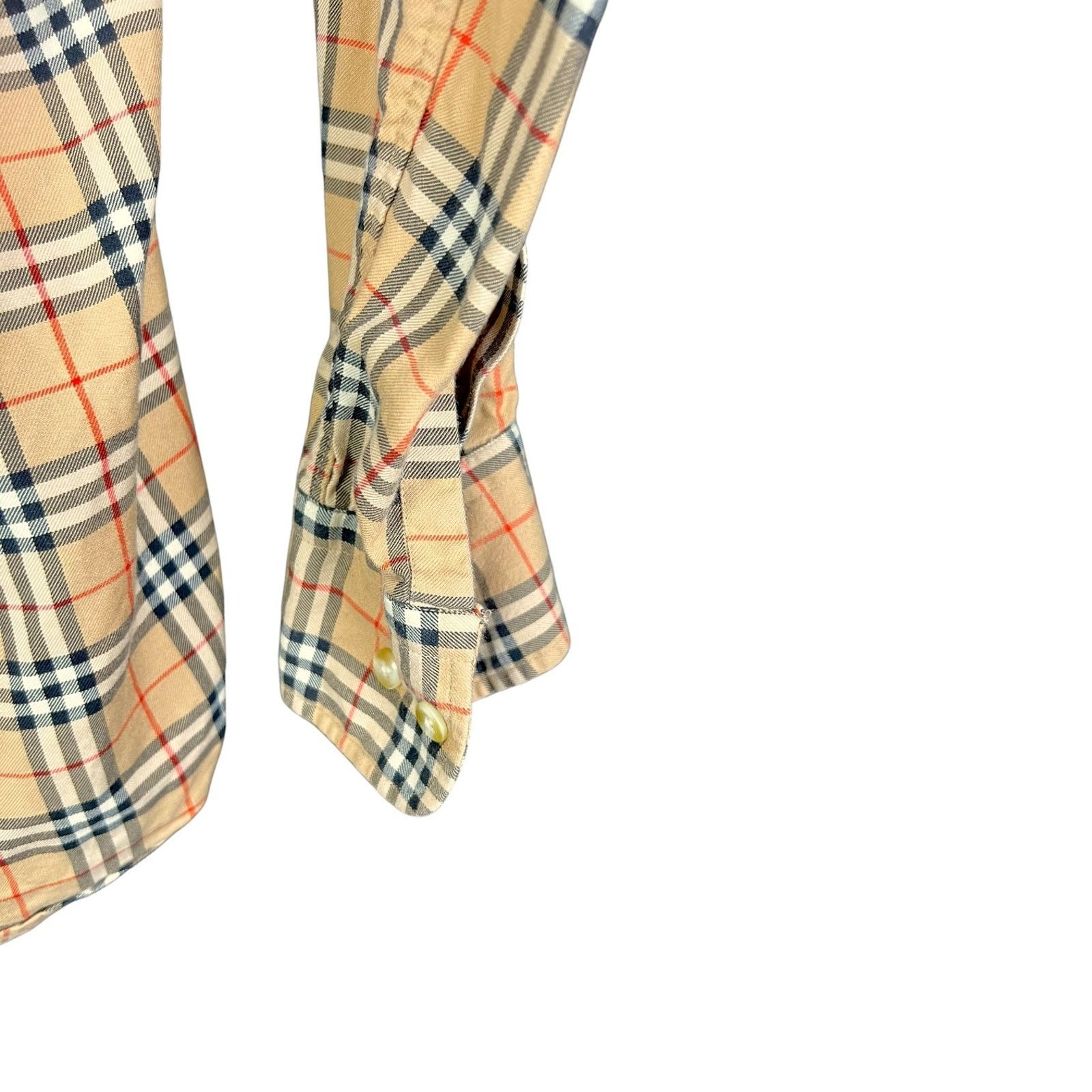 Burberry Burberry London Mens XXL Nova Check Button Down $690 Luxury Size US XL / EU 56 / 4 - 9 Thumbnail