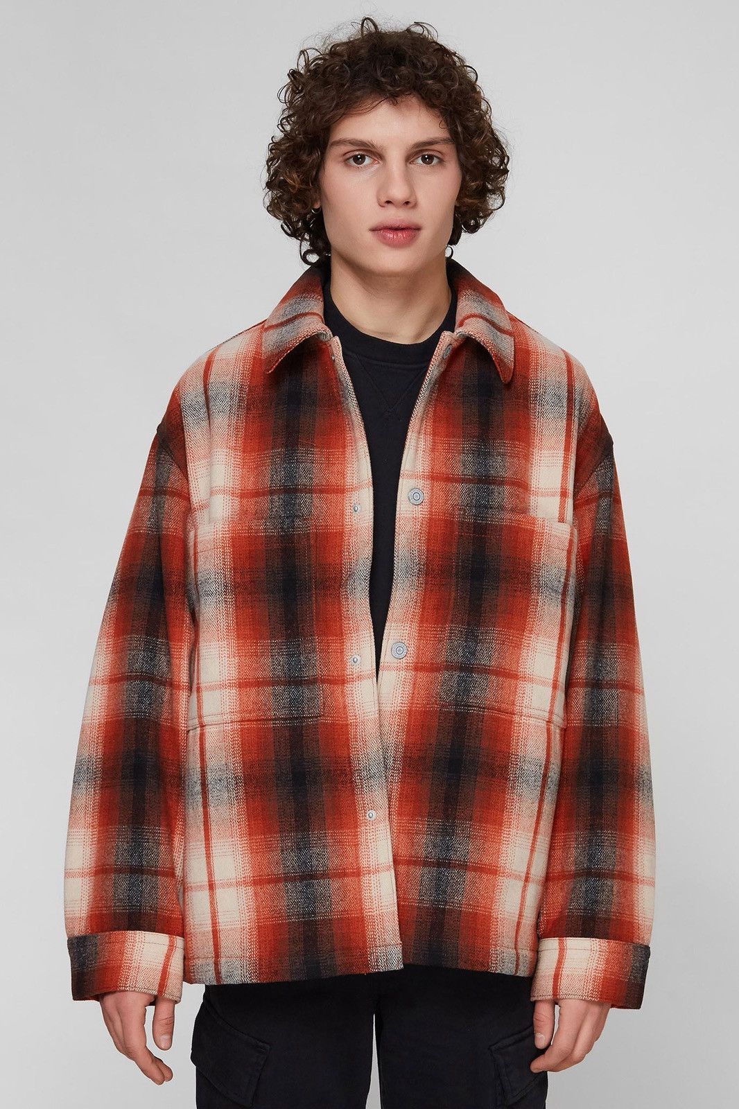 Levi's Levi’s Portola Chore Coat Wool Blend Plaid Flannel Snap Size US L / EU 52-54 / 3 - 1 Thumbnail