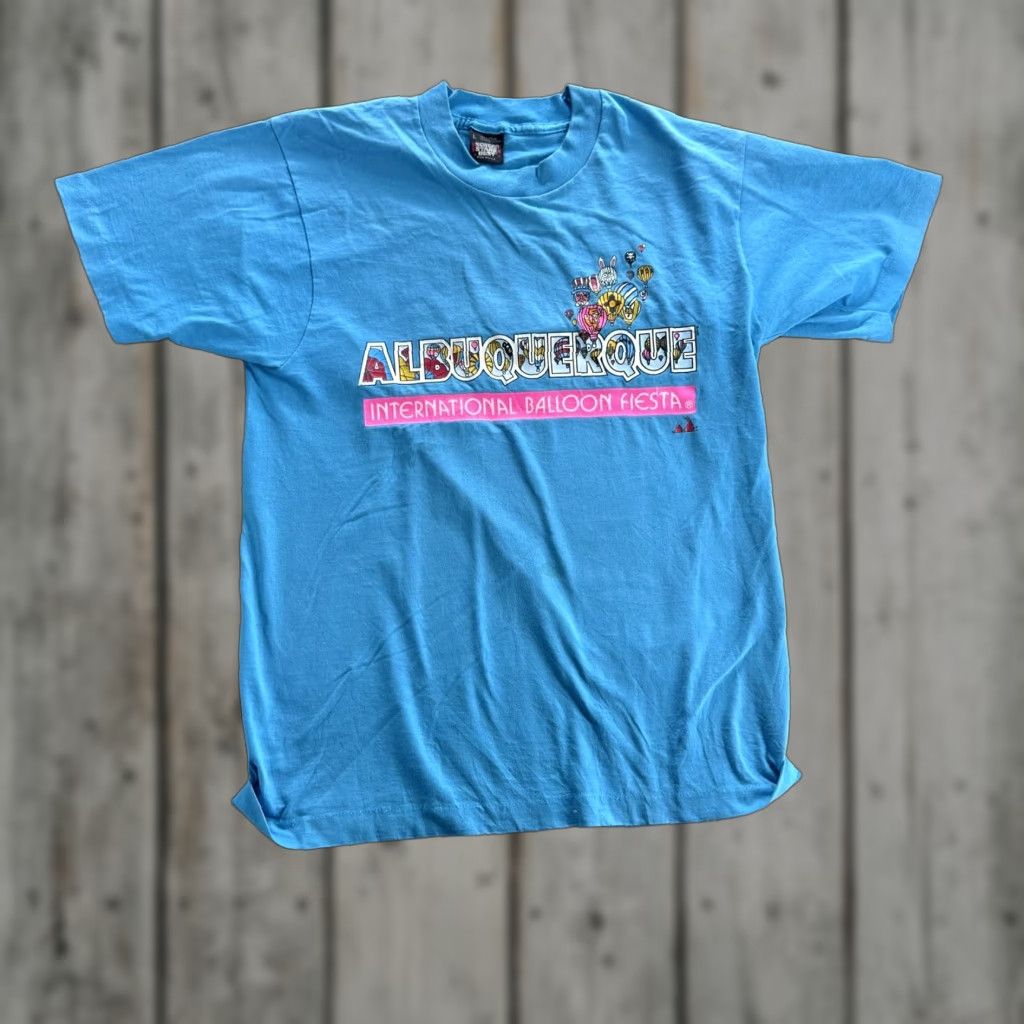 Vintage VINTAGE Albuquerque International Balloon Fiesta Shirt Mens Large Made USA 90s Size US L / EU 52-54 / 3 - 1 Thumbnail