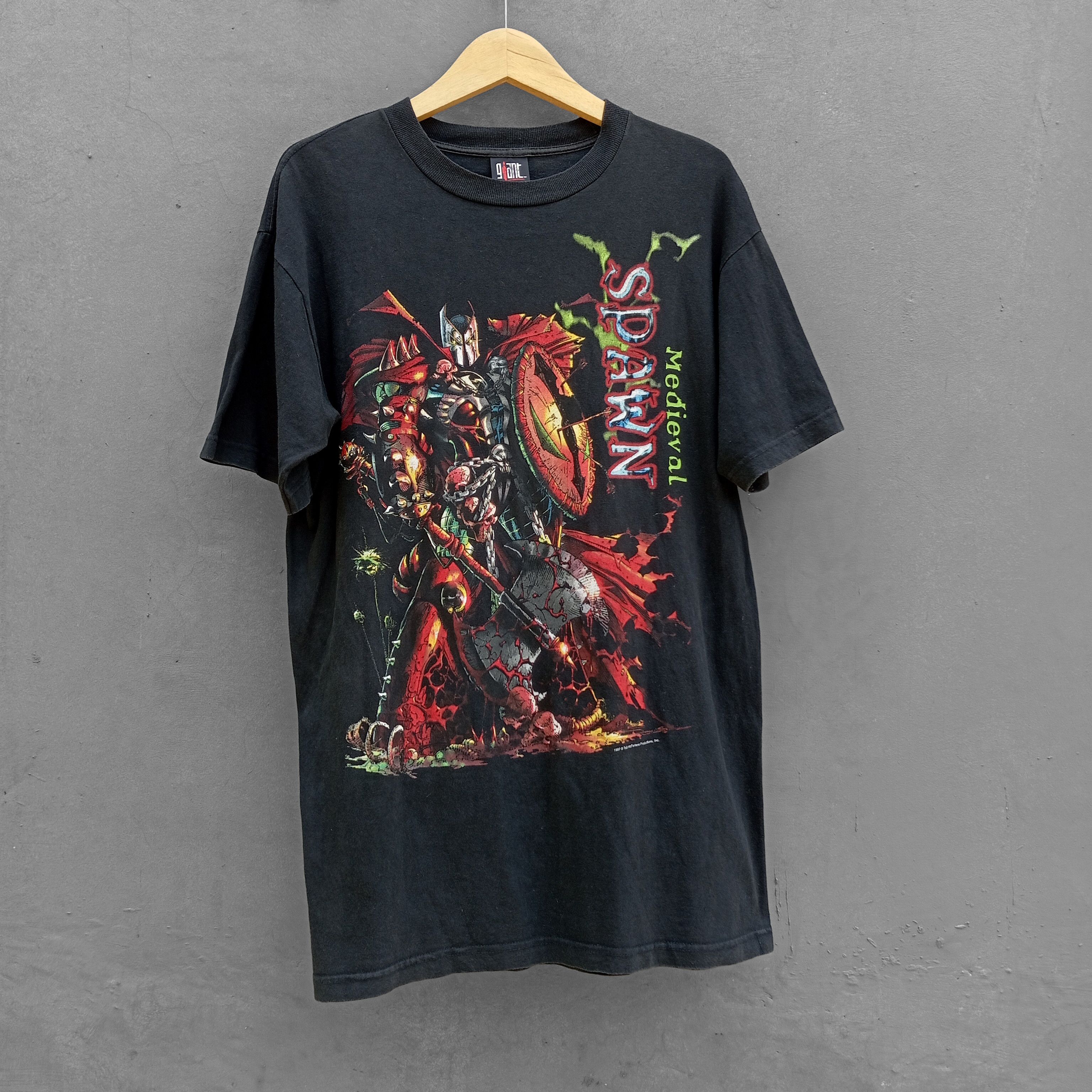 vintage 1997 SPAWN medieval Todd MacFarlane t shirt