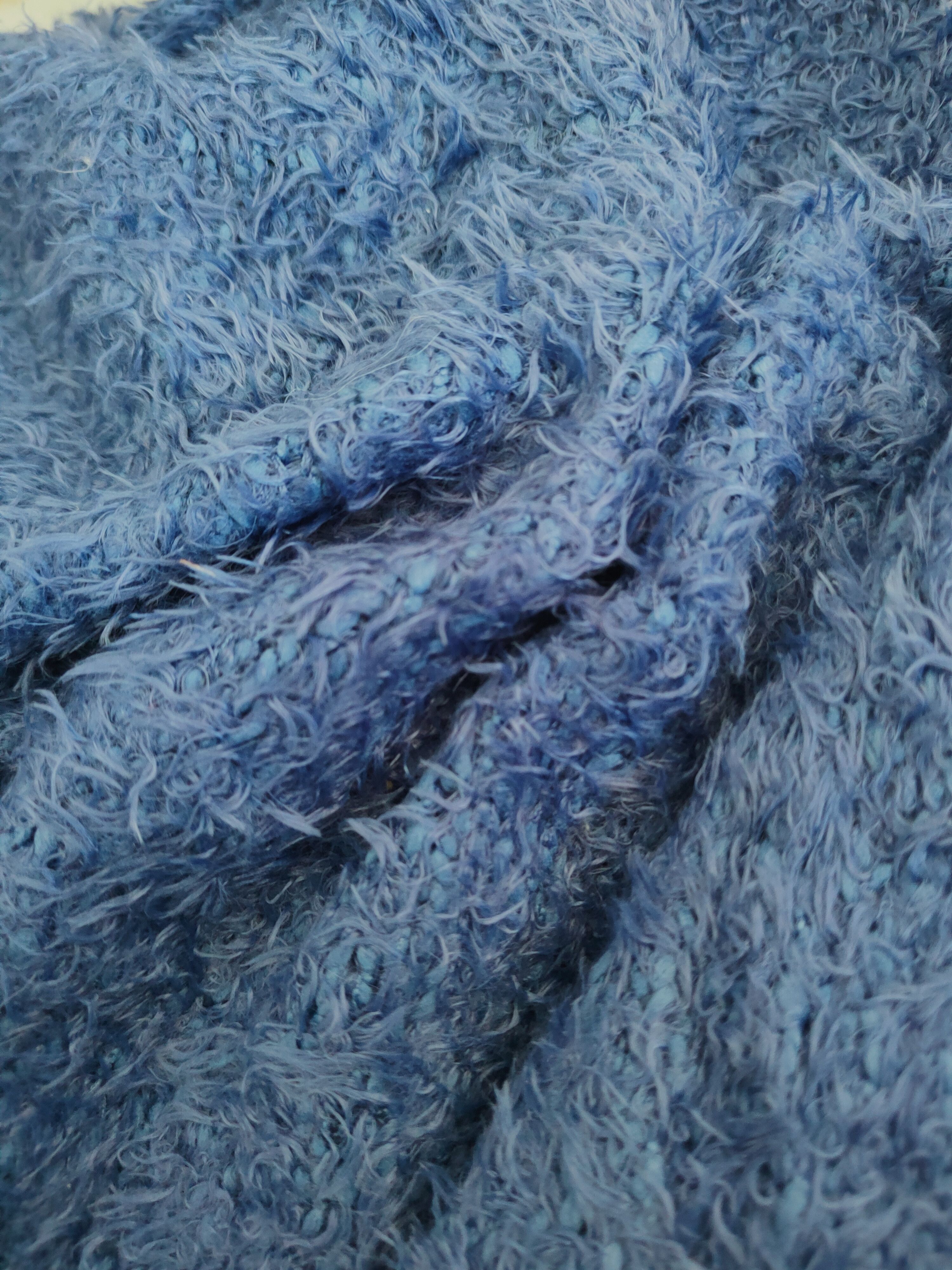 Japanese Brand DL Earth Music&Ecology Purple Fur Mohair Knitwear #46-999 Size L / US 10 / IT 46 - 11 Thumbnail