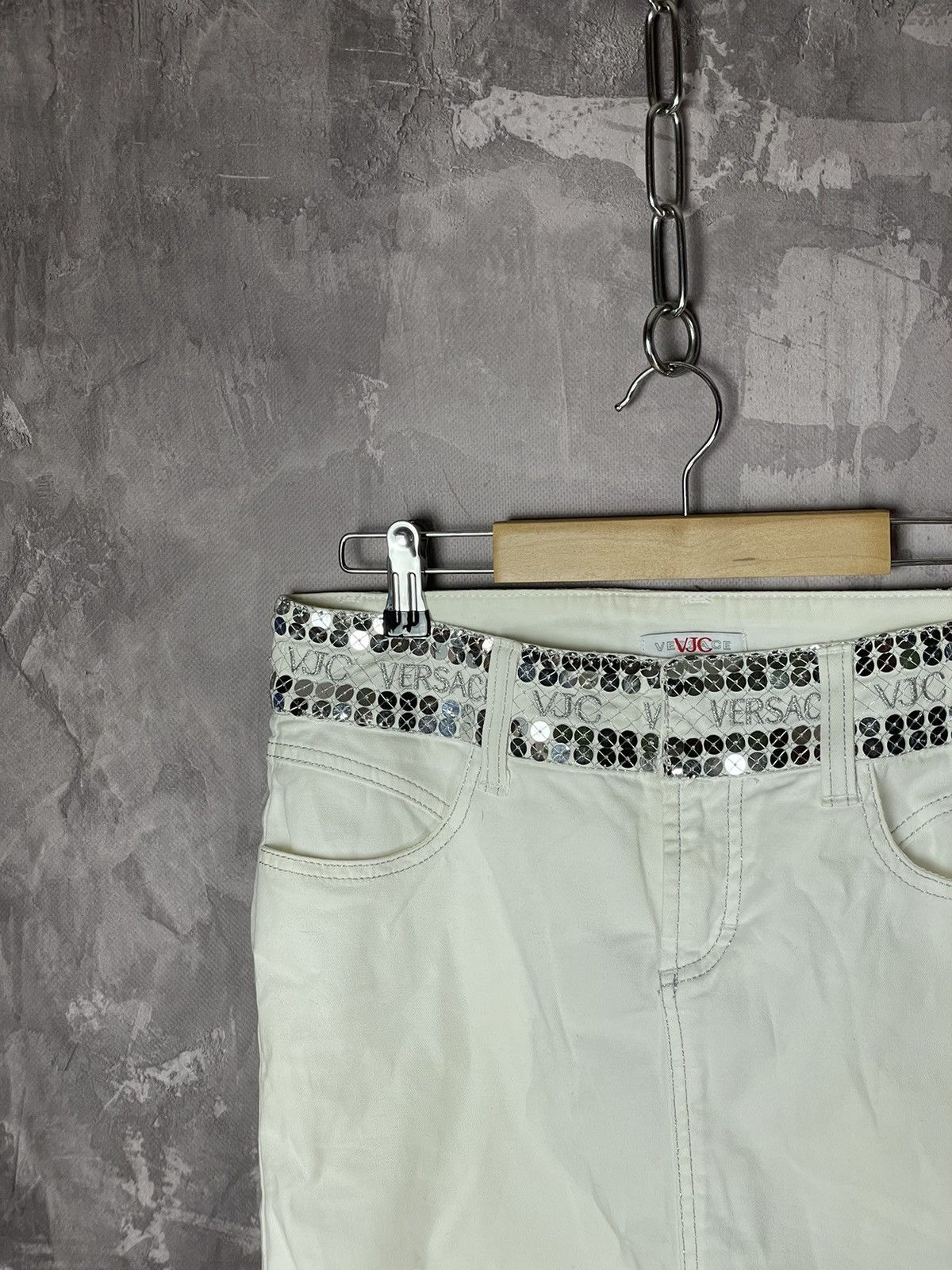 Versace × Versace Jeans Couture × Vintage Versace Jeans Couture mini skirt Size 28" / US 6 / IT 42 - 3 Thumbnail