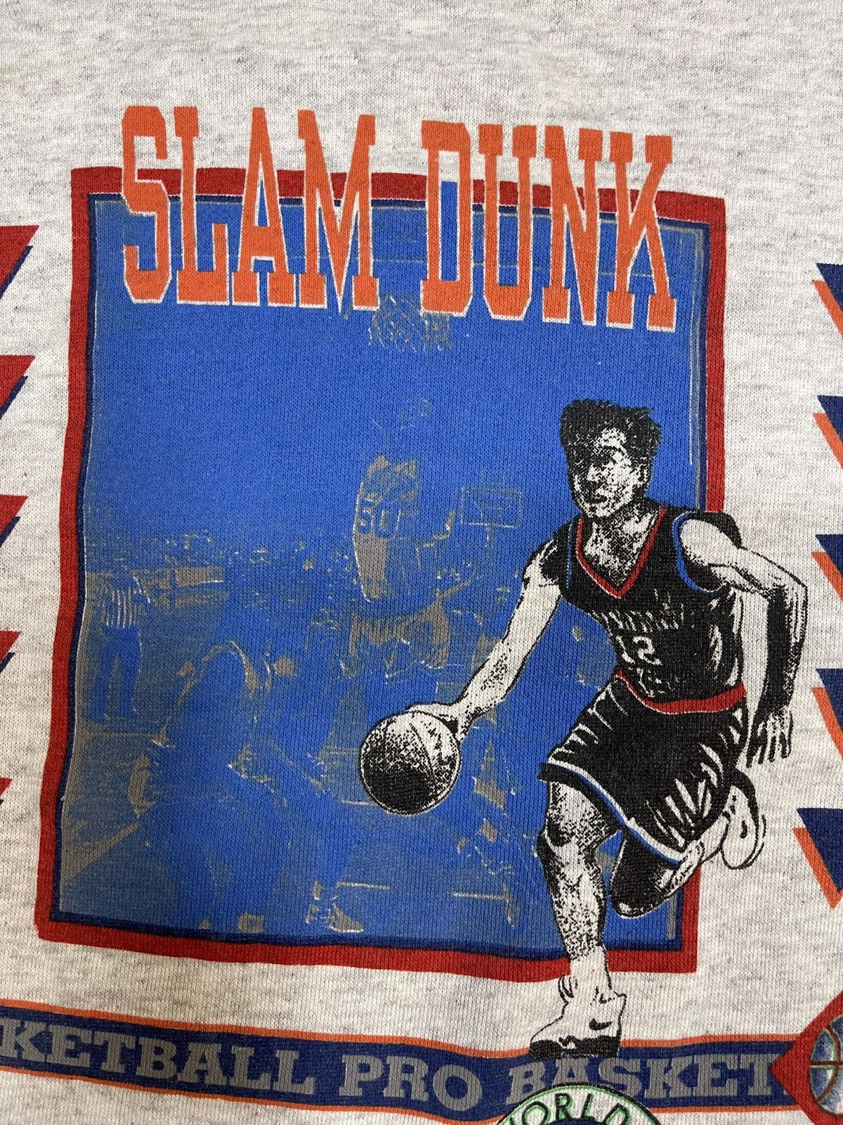 Japanese Brand Vintage Slam Dunk 90s Basketball Anime Sweatshirts Size US L / EU 52-54 / 3 - 5 Thumbnail
