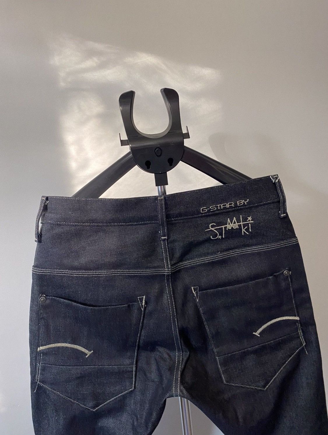 G-Star × Vintage G Star Raw Vintage Dark Denim Pants Size US 30 / EU 46 - 4 Thumbnail