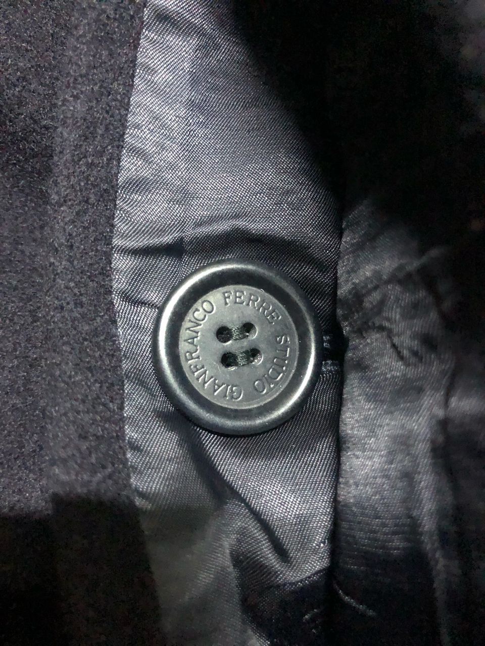 Gianfranco Ferre GIANFRANCO FERRE STUDIO BELTTED WOOL LONG COAT Size US L / EU 52-54 / 3 - 16 Thumbnail