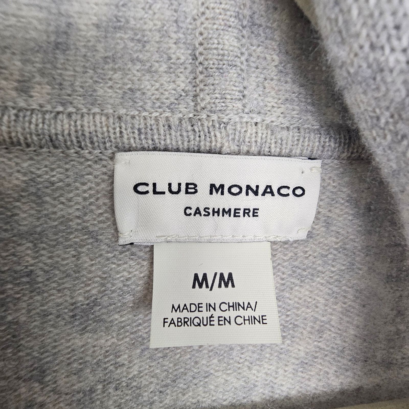 Club Monaco Sweater Cardigan Striped Cashmere Sweater M
