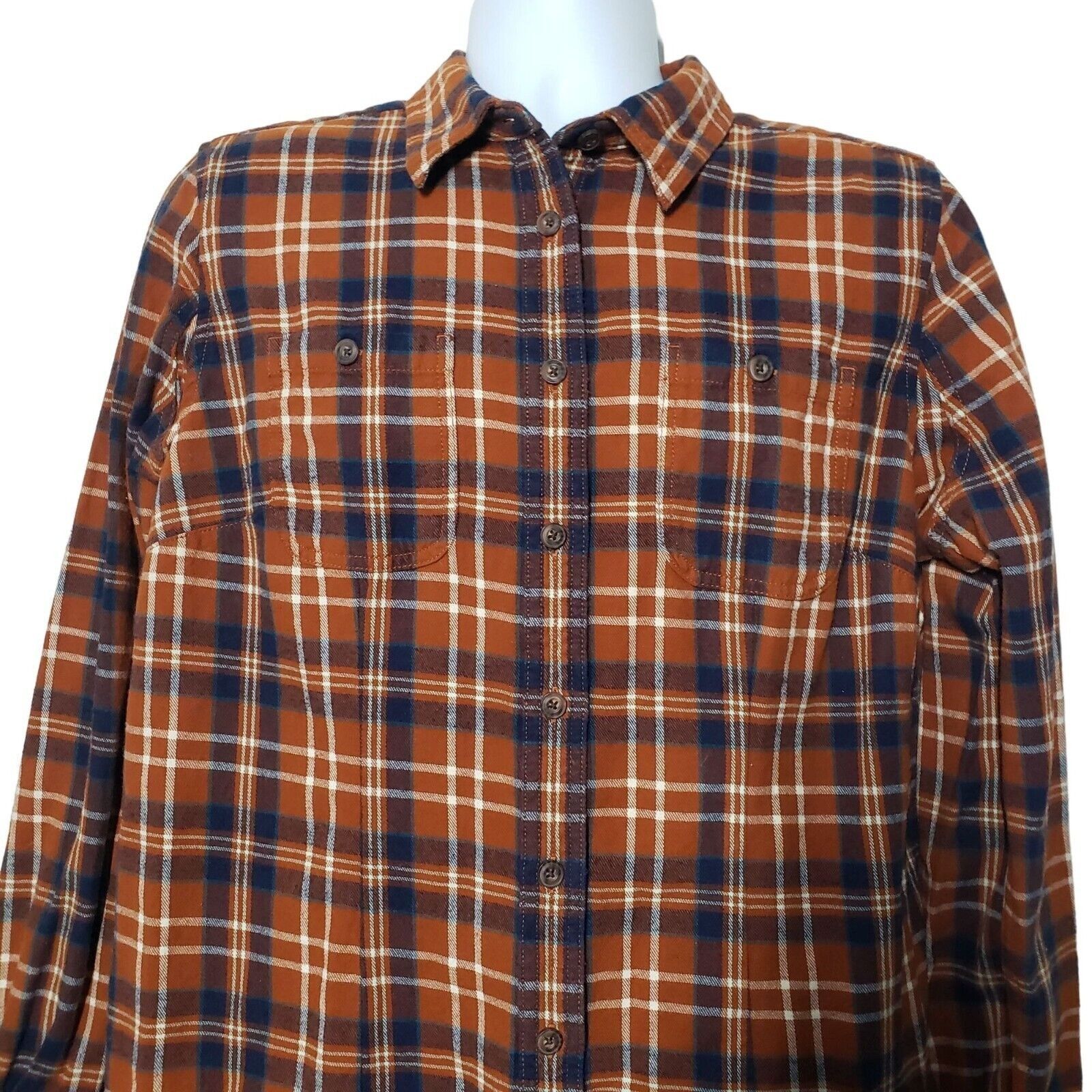 Designer Duluth Trading Plaid Flannel Shirt Mens Size Large Size US L / EU 52-54 / 3 - 2 Thumbnail