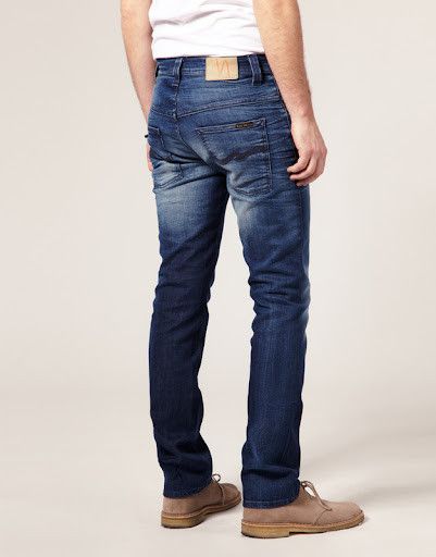 Nudie Jeans Nudie Jeans Thin Finn Strikey Used Jeans Denim Faded Vintage Size US 31 - 3 Thumbnail