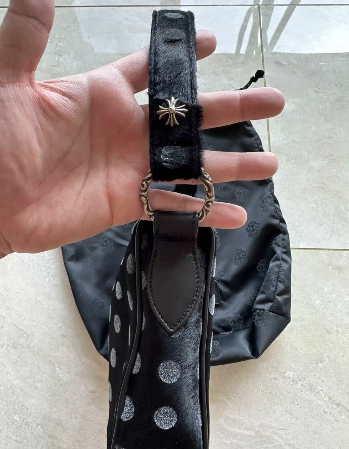 Chrome Hearts Pony hair polka dot nugget bag Size ONE SIZE - 3 Thumbnail