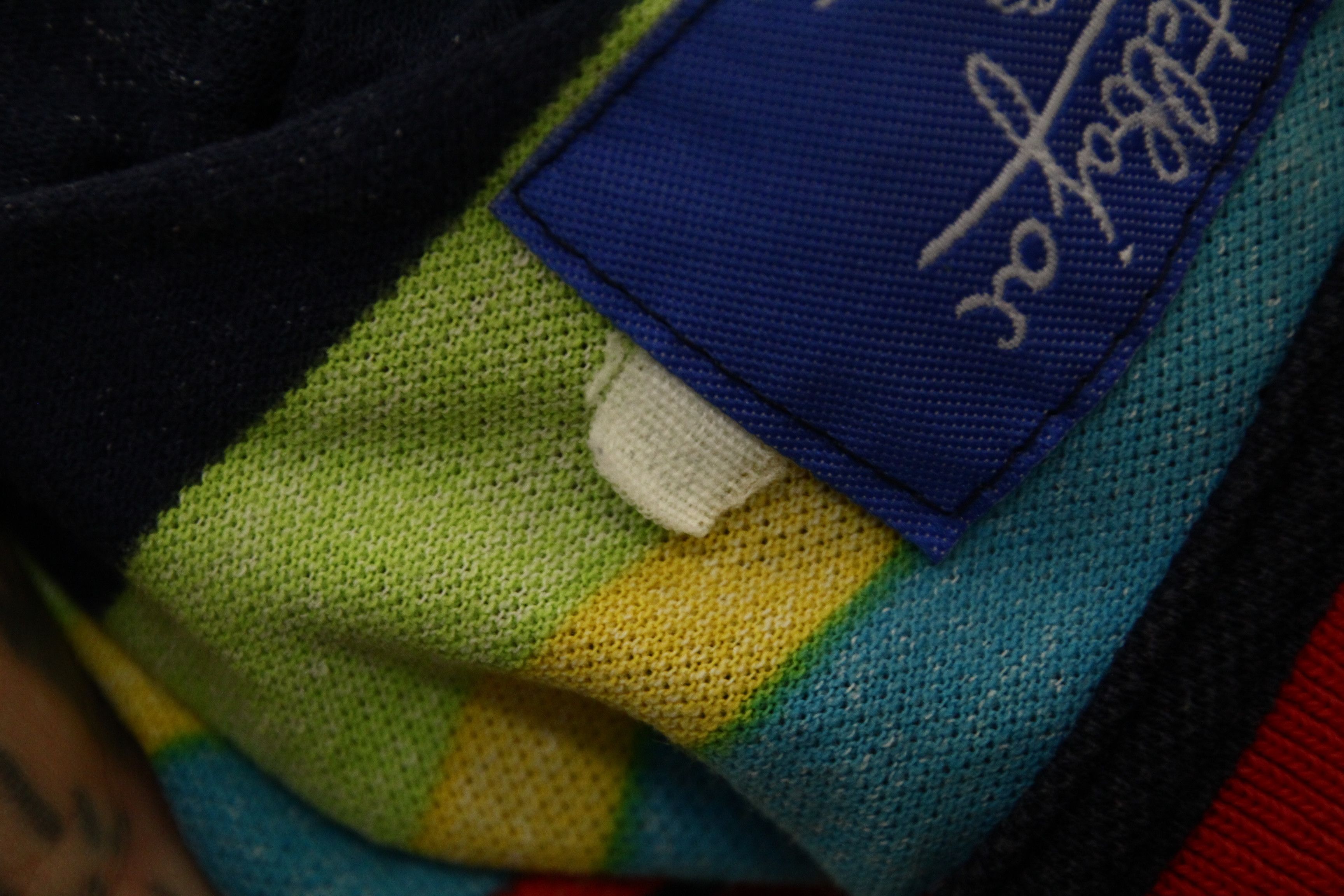 Jean Charles De Castelbajac Castelbajac coloured stripes mercerized cotton polo shirt Size US M / EU 48-50 / 2 - 8 Thumbnail