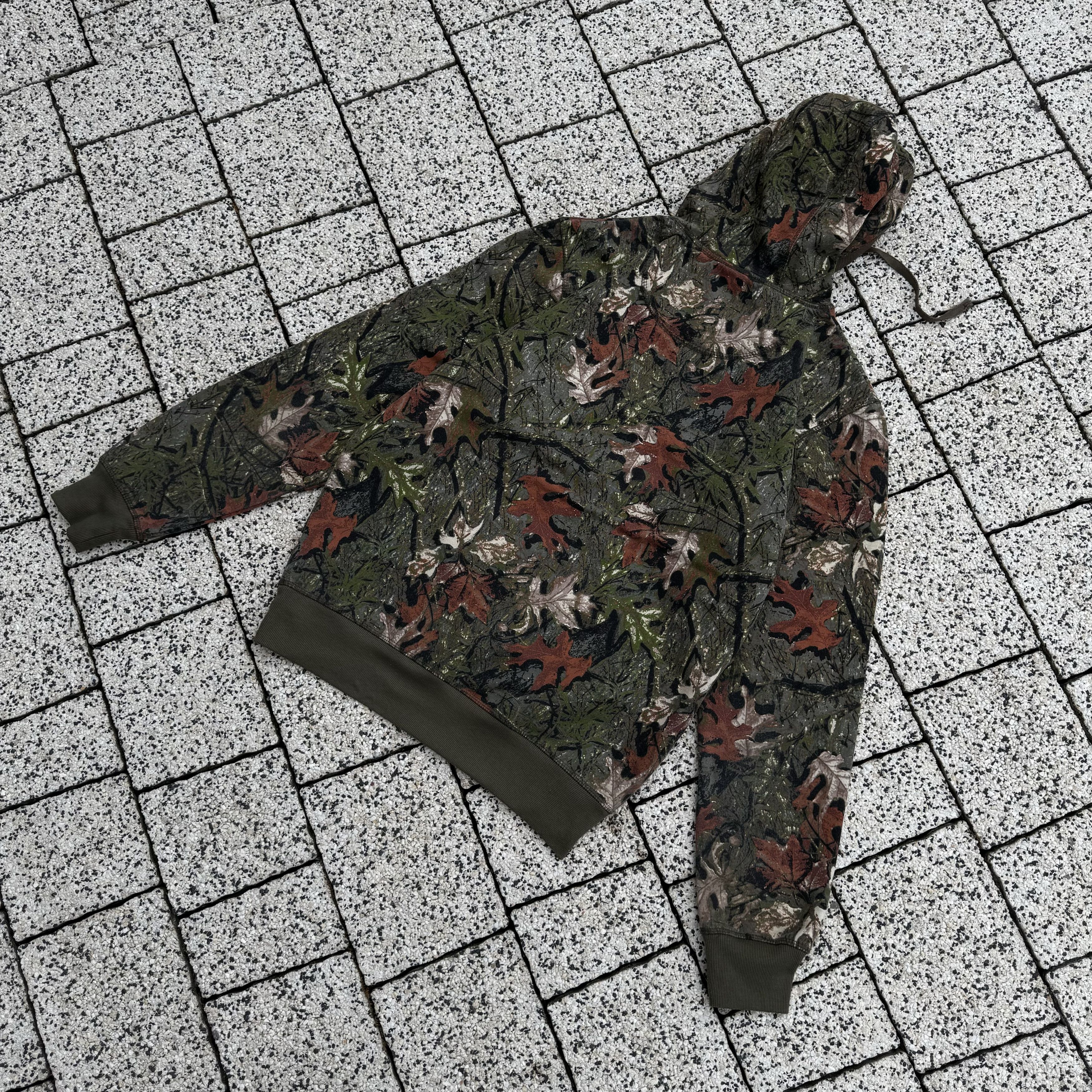 Vintage VINTAGE CAMO BAGGY HOODIE Y2K MILITARY MOSSY OAKS Y2K Size US M / EU 48-50 / 2 - 2 Thumbnail