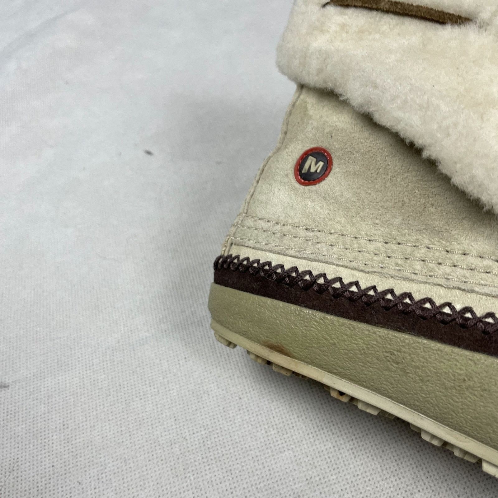 Merrell Merrell Spirit Igloo J20042 Women Beige Suede Ankle Boots 10 Size US 10 / IT 40 - 4 Thumbnail