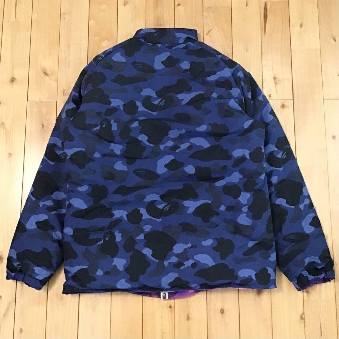 Bape × Nigo 🔥Reversible🔥 BAPE Puffer Down jacket purple camo x blue camo Size US L / EU 52-54 / 3 - 5 Thumbnail