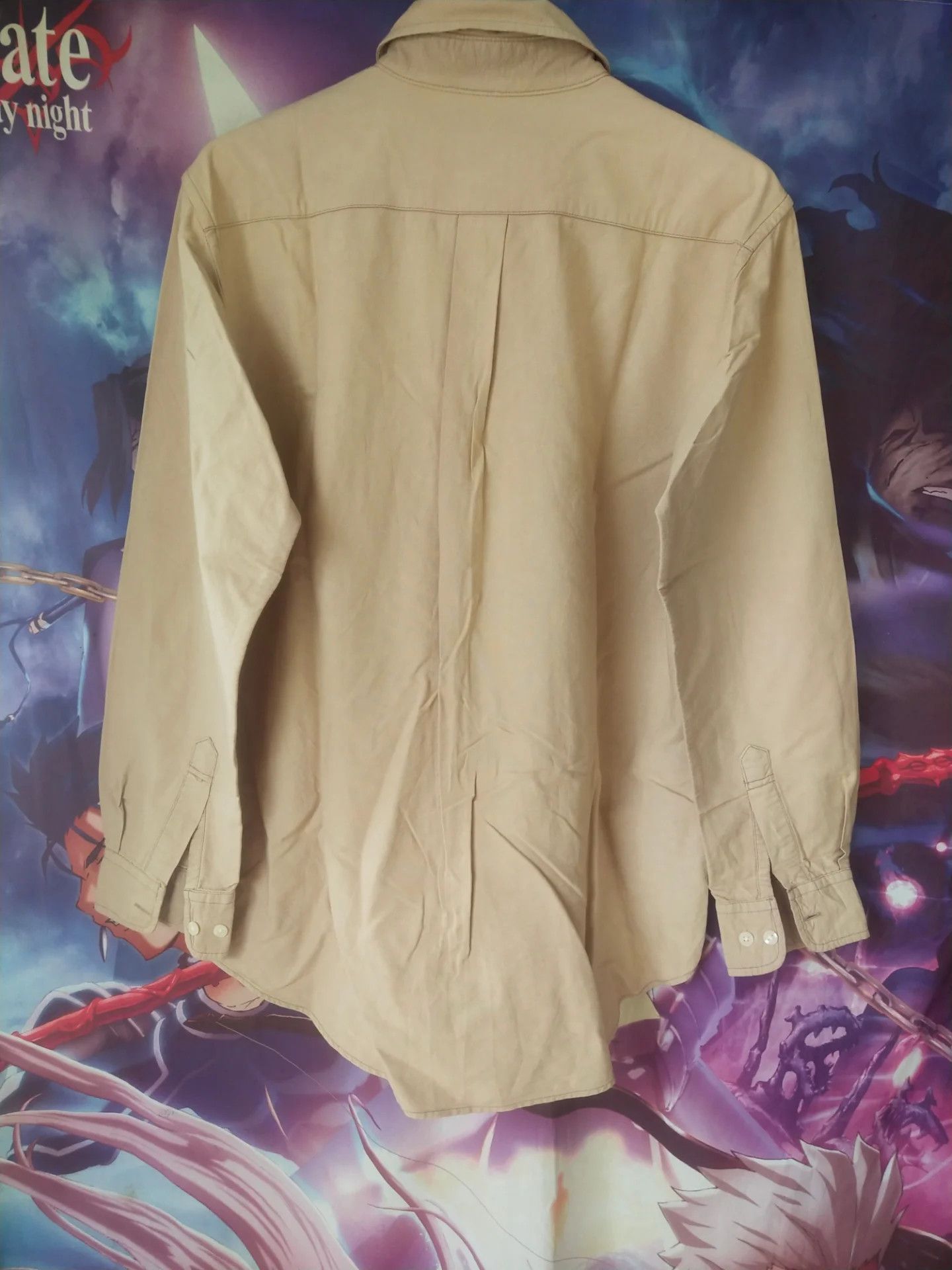 Japanese Brand Gerry Cosby Japan Beige Full Cotton Work Shirt Size US L / EU 52-54 / 3 - 4 Thumbnail