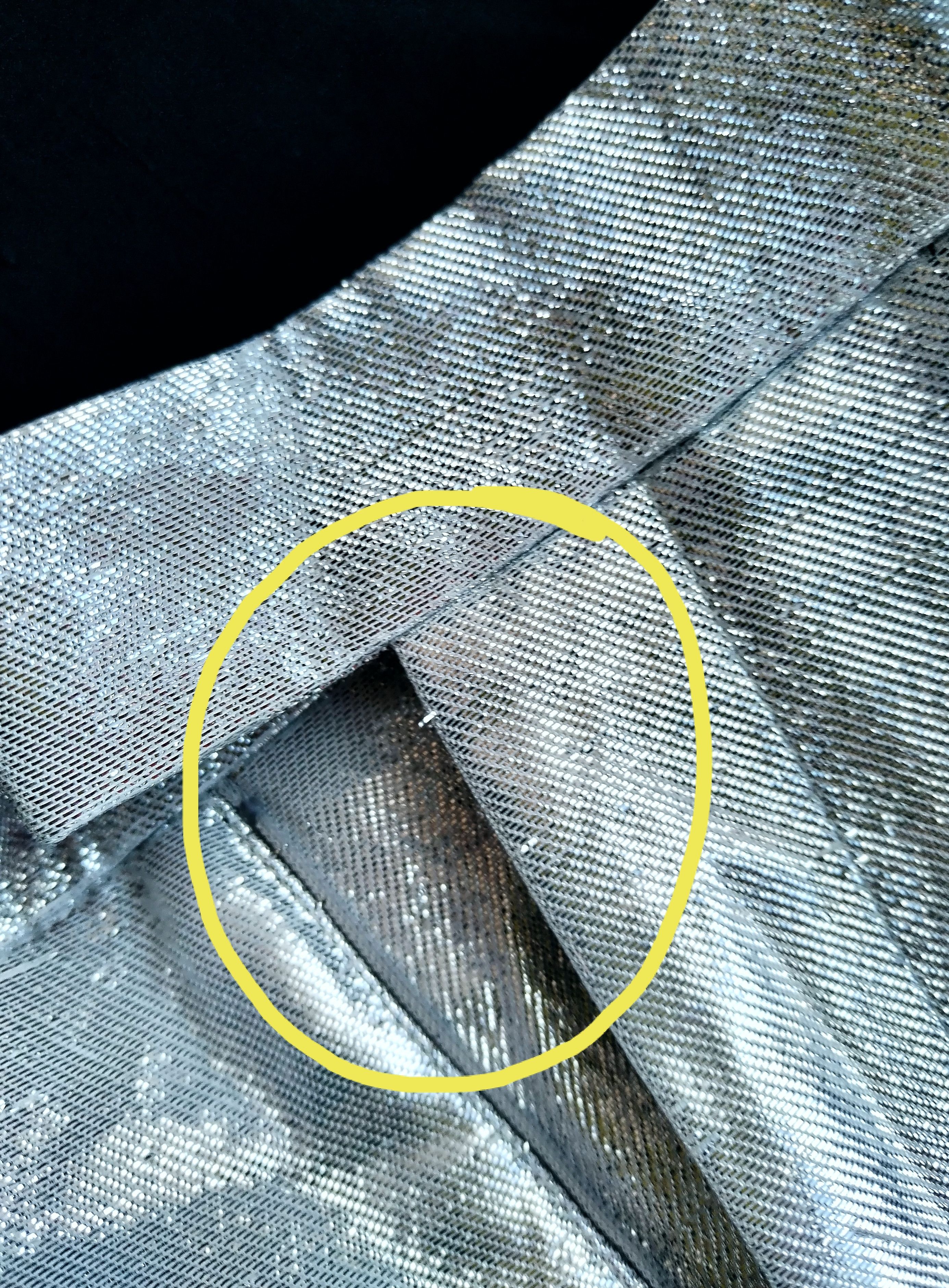 H&M × Paco Rabanne Silver lame dress pants Size US 33 - 14 Thumbnail