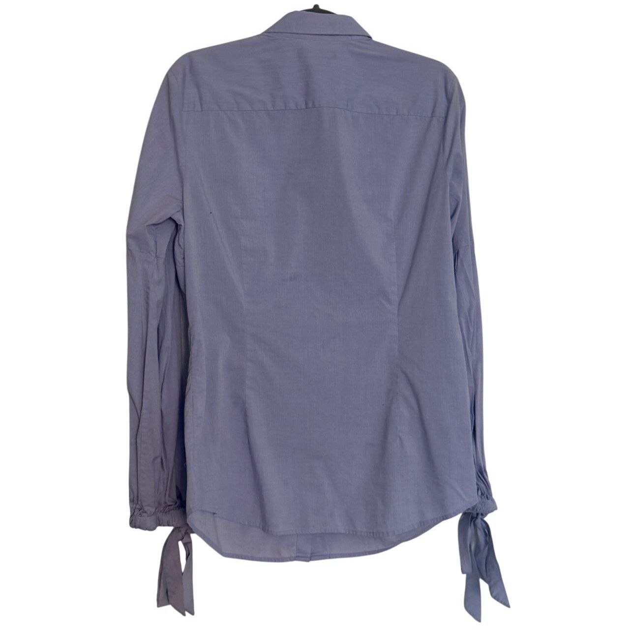 Banana Republic Banana Republic Women's Blue Riley Shirt W/ Bell Sleeves Size XL / US 12-14 / IT 48-50 - 2 Thumbnail