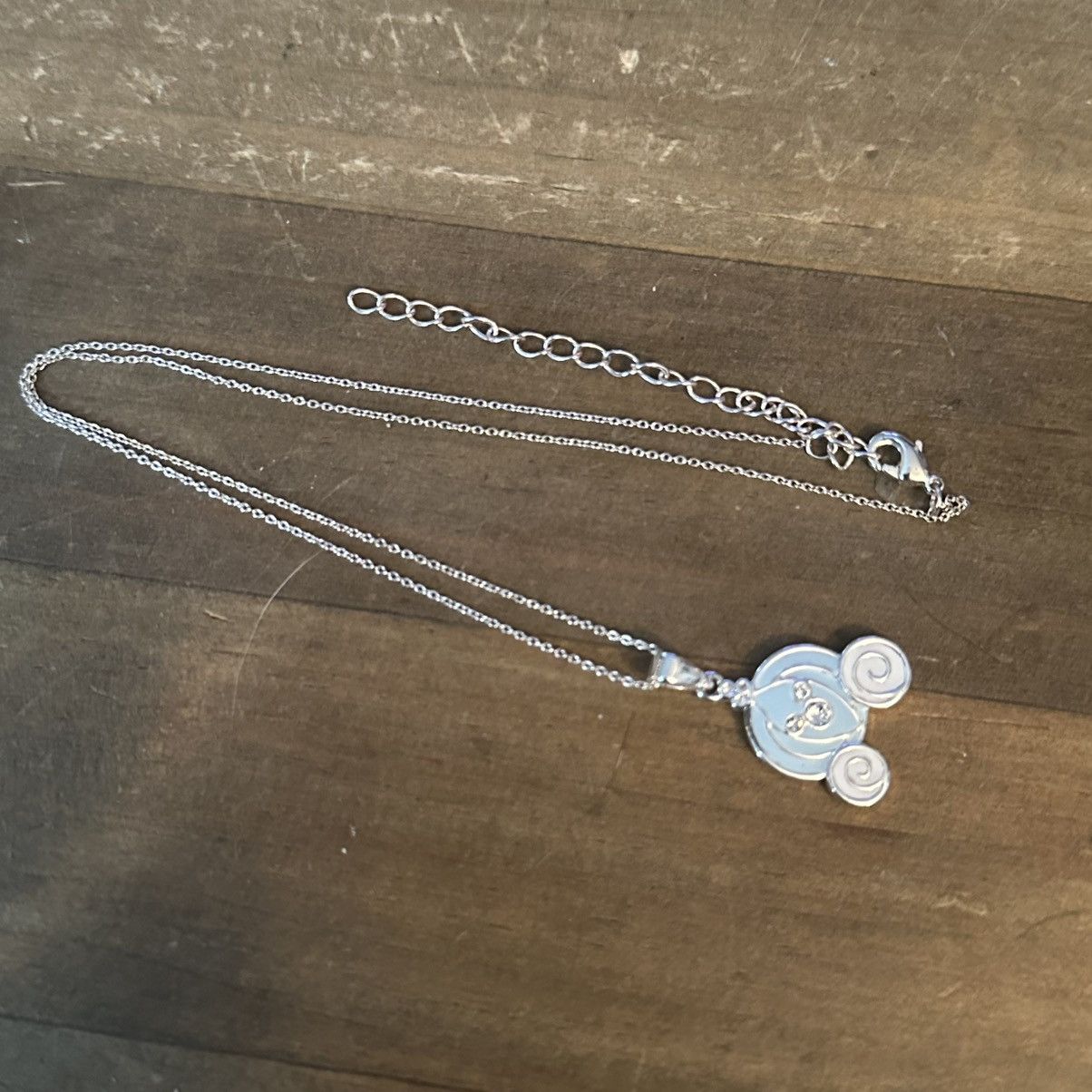 Disney Disney silver Cinderella Coach Carriage pendant necklace Size ONE SIZE - 2 Thumbnail