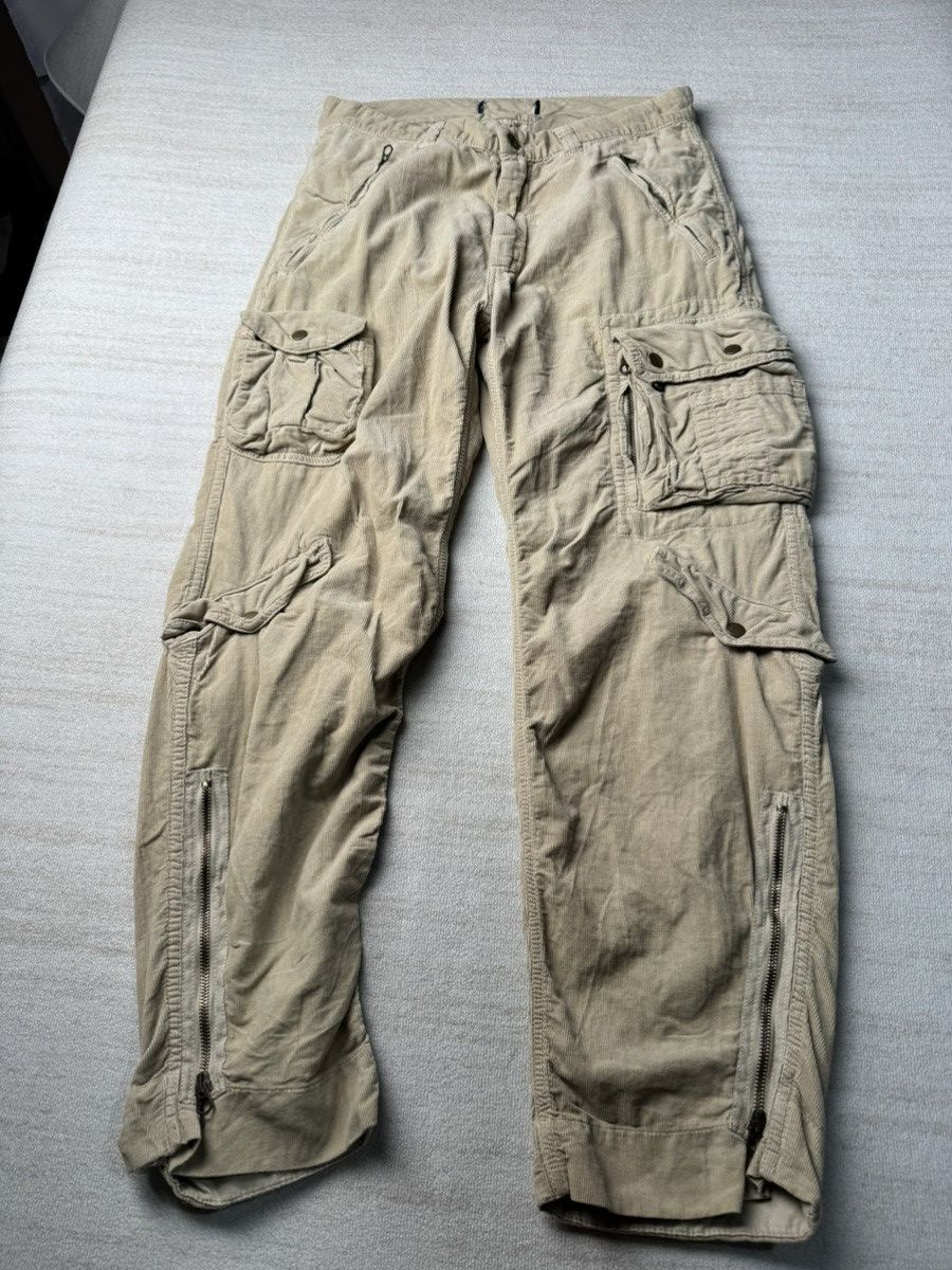 Polo Ralph Lauren Corduroy Cargo Trouser Utility Pants 32x30 Size US 32 / EU 48 - 2 Thumbnail