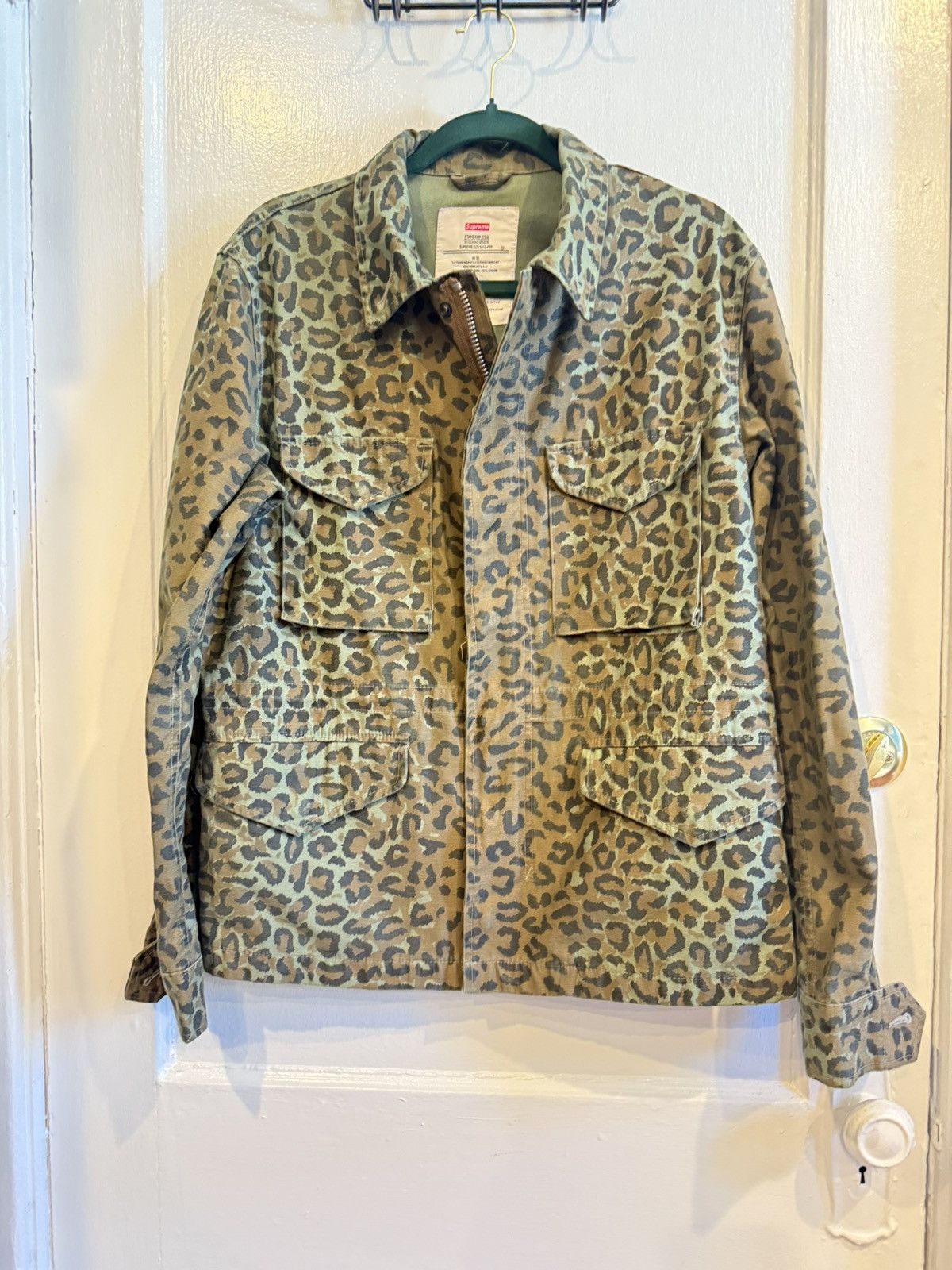 Supreme Supreme Medium S/S 2010 Leopard Military Jacket M-51 RARE Size US M / EU 48-50 / 2 - 4 Thumbnail