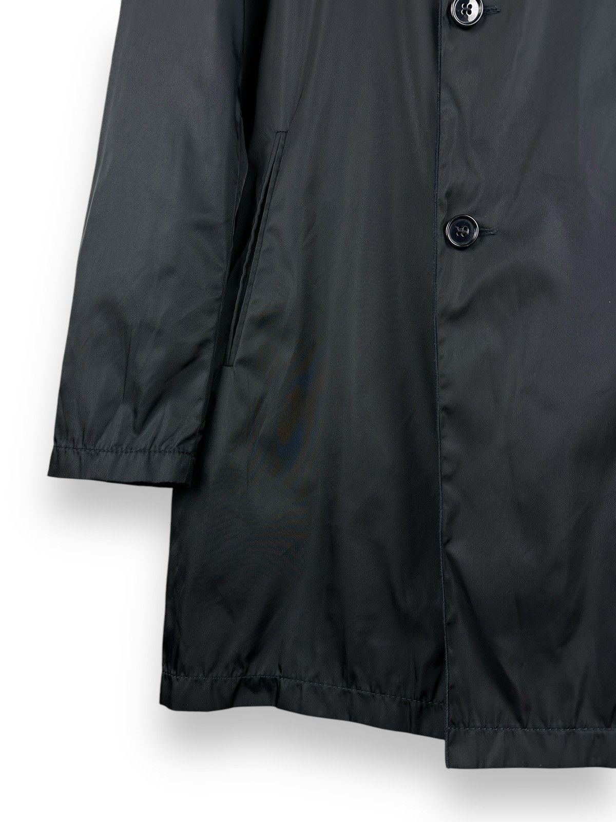 Prada × Vintage Vintage Prada Nylon Mac Coat Jacket Size 46 IT Made in Italy Size US S / EU 44-46 / 1 - 6 Thumbnail