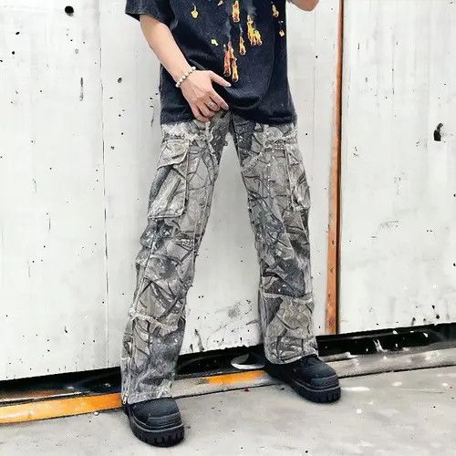 Other Katagiri x Hanai Stack Camo Cargo Pants Size US 30 / EU 46 - 3 Thumbnail