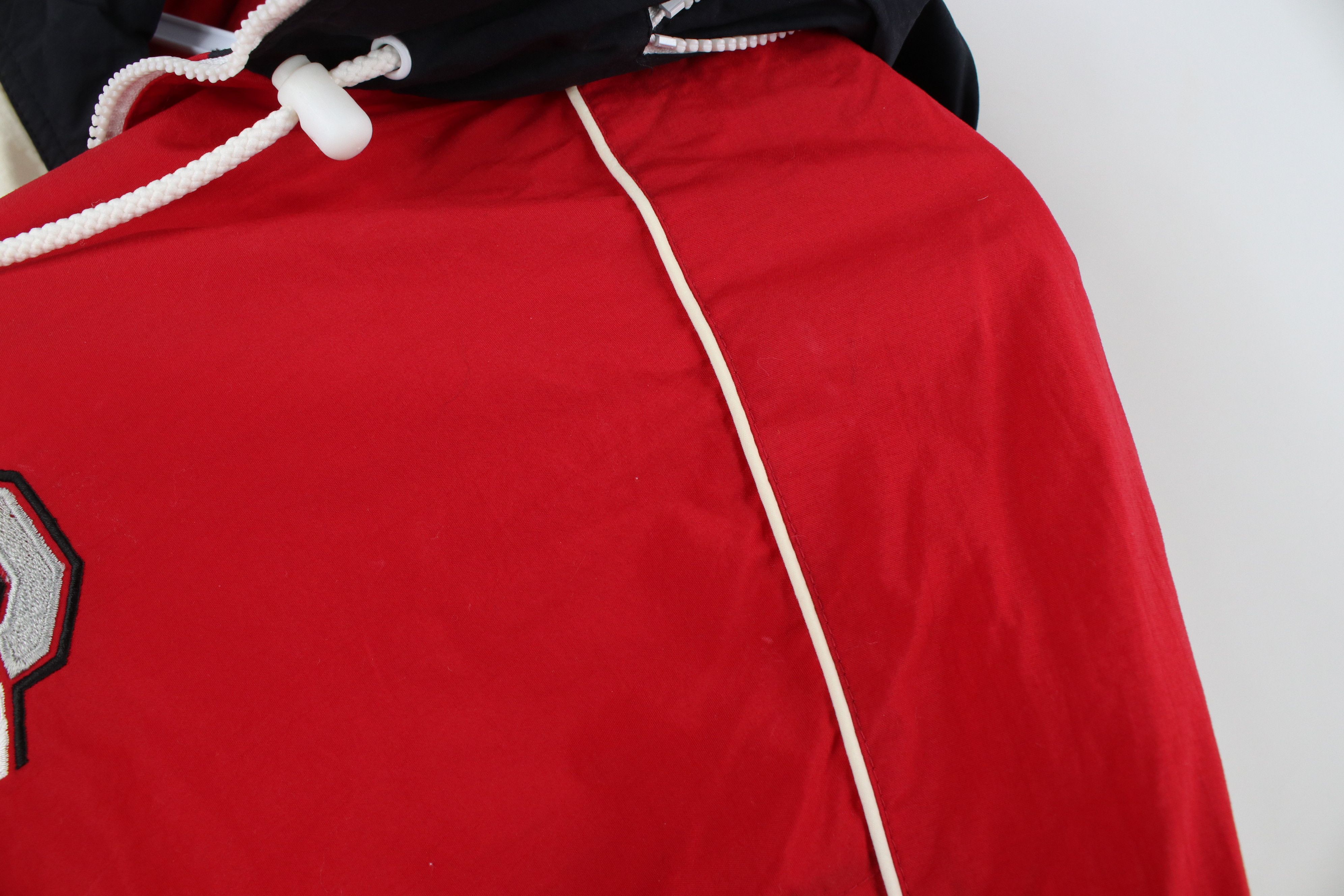 Vintage Vintage 90s Ohio State University Hooded Windbreaker Jacket Size US XL / EU 56 / 4 - 6 Thumbnail