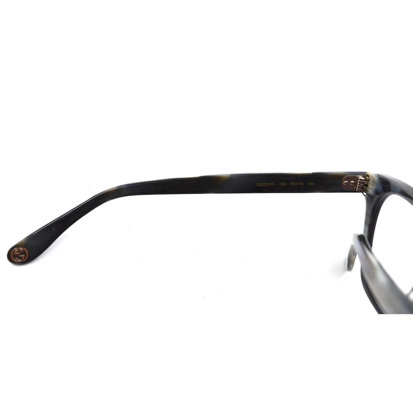 Gucci NEW GUCCI GG0572O 009 BLACK GREY AUTHENTIC EYEGLASSES FRAME Size ONE SIZE - 10 Thumbnail