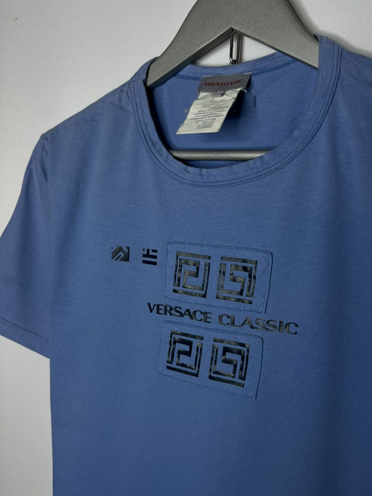 Versace Vintage Versace Classic Luxury Big Logo T-Shirt Tee Size US L / EU 52-54 / 3 - 5 Thumbnail