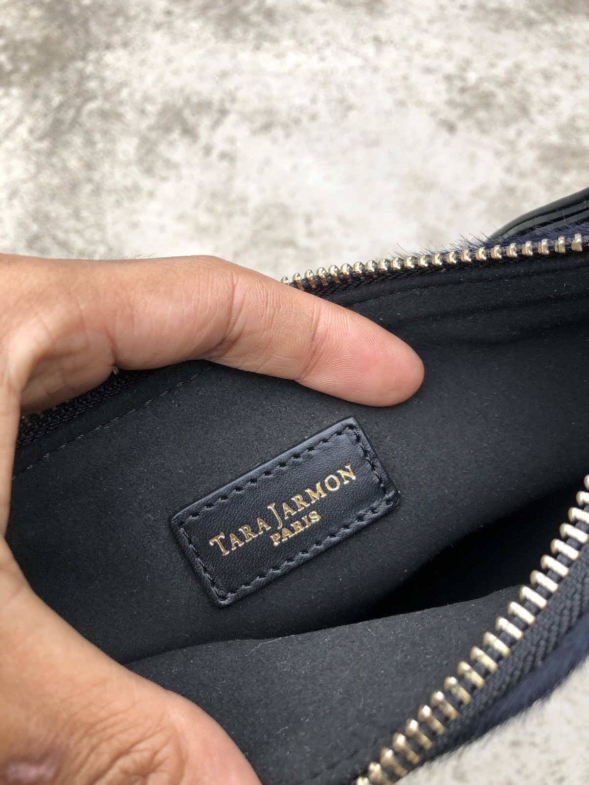 Leather LEATHER CLUTCHBAG BY TARA JARMON PARIS Size ONE SIZE - 6 Thumbnail