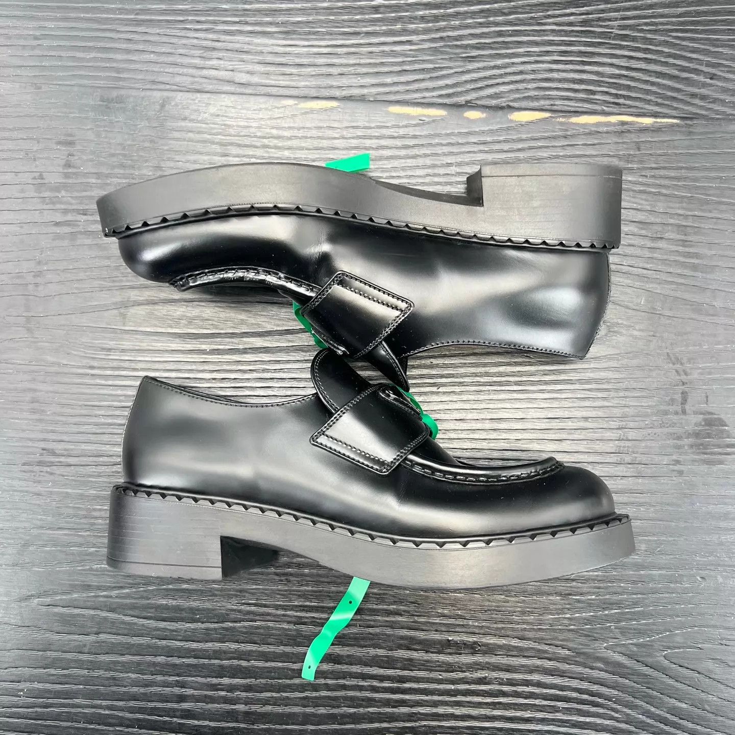 Prada Prada Chocolate Loafers 37.5 Like New Original Box Size US 7 / IT 37 - 7 Thumbnail