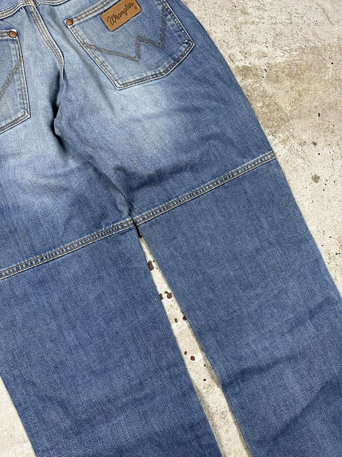 Vintage × Wrangler Vintage Y2K Wrangler Double Knee Repaired Denim Pants Jeans Size US 30 / EU 46 - 14 Thumbnail