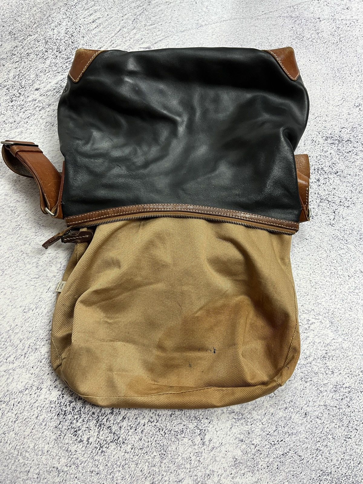 Genuine Leather × Vintage Vintage Francesco Biasa Genuine Split Leather Shoulder Bag Size ONE SIZE - 17 Thumbnail