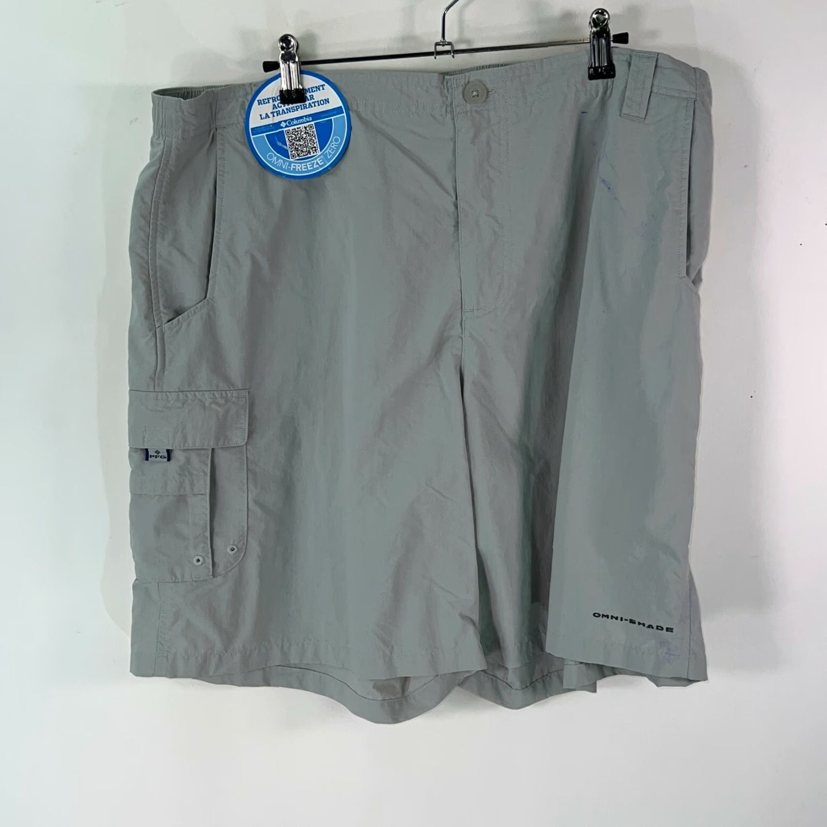 Vintage VINTAGE Columbia Mens Cargo Shorts 40 in Beige Nylon Casual Activewear Size XL Size US 40 / EU 56 - 2 Thumbnail