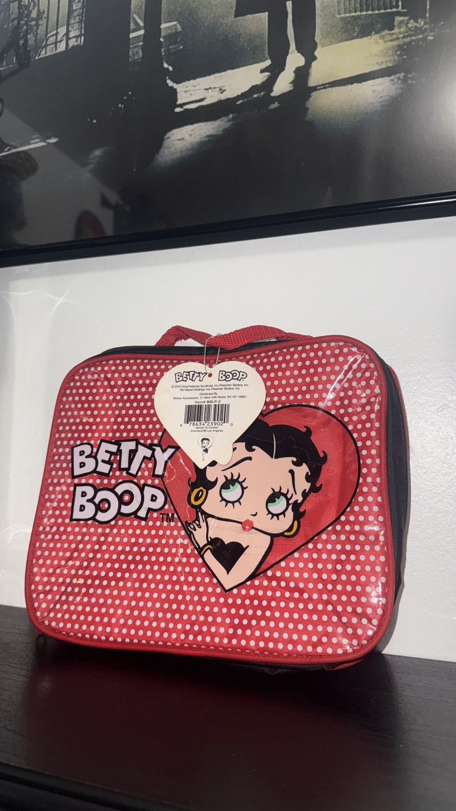 Japanese Brand × Vintage Vintage / Y2K New With Tags Betty Boop Polkadot Heart Lunch Size ONE SIZE - 3 Thumbnail