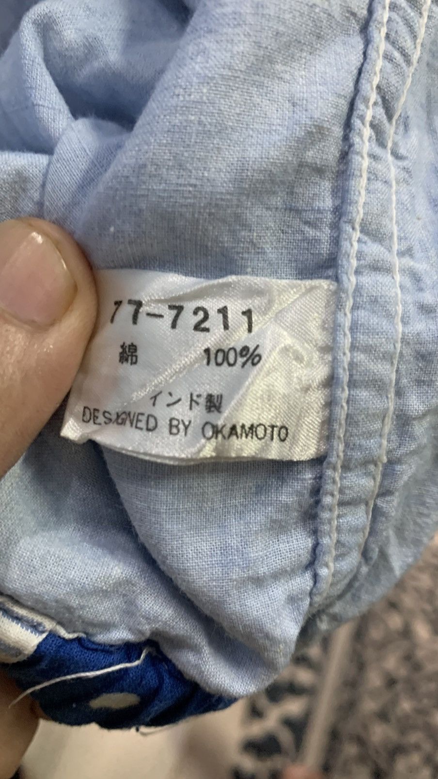 Japanese Brand OKAMOTO JEANS COX PATCHWORK SHIRT BOMBER JACKET Size US M / EU 48-50 / 2 - 9 Thumbnail