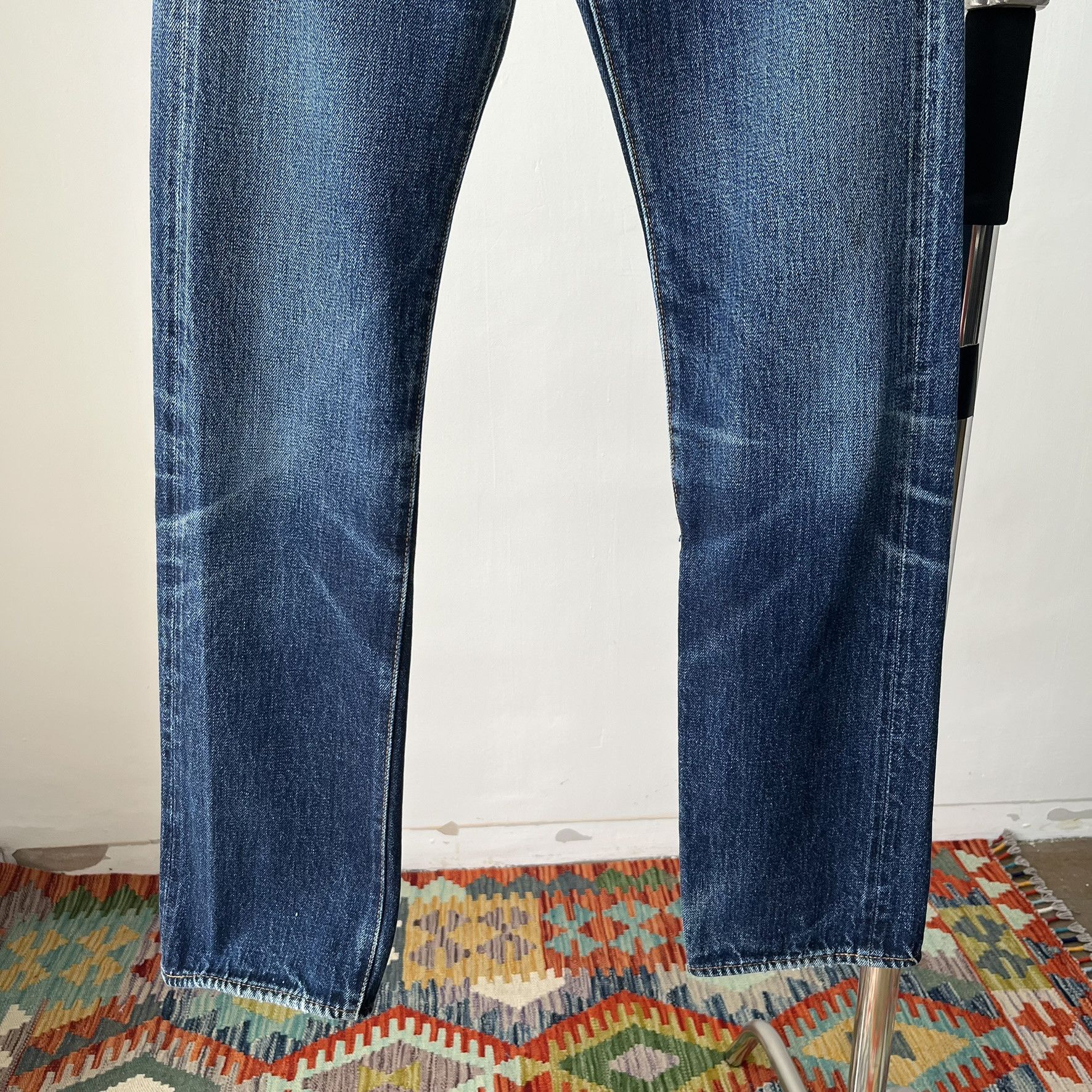 Denime Size 28x32.5 Vintage 80s Denime Big E Japan Denim Jean S1498 Size US 28 / EU 44 - 4 Thumbnail