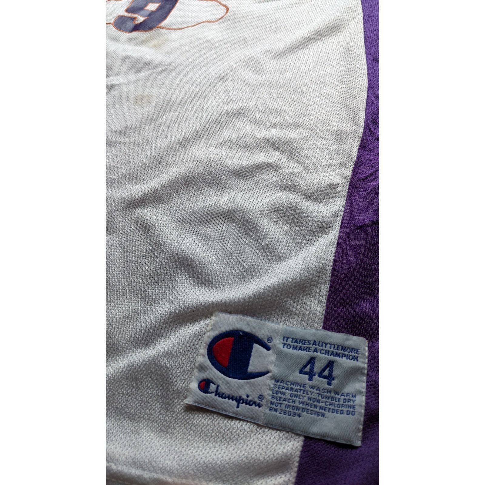 Champion × NBA MAJERLE 9 Phoenix Suns 2001 CHAMPION jersey 44 white NBA vtg Size US XL / EU 56 / 4 - 10 Thumbnail