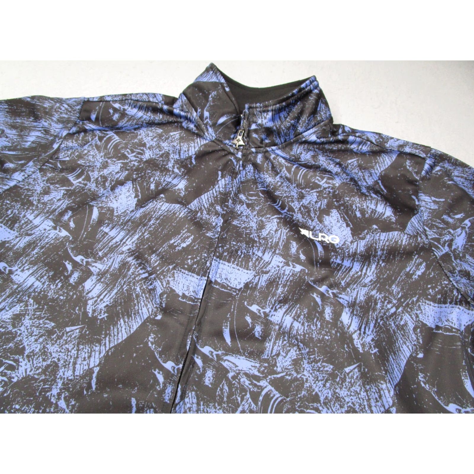 Vintage LRG Jacket Mens 4XL BLUE Full Zip Bomber Jacket Hip Hop Streetwear Geometric Abstract Art Casual Sweatshirt? Size US XXL / EU 58 / 5 - 2 Thumbnail
