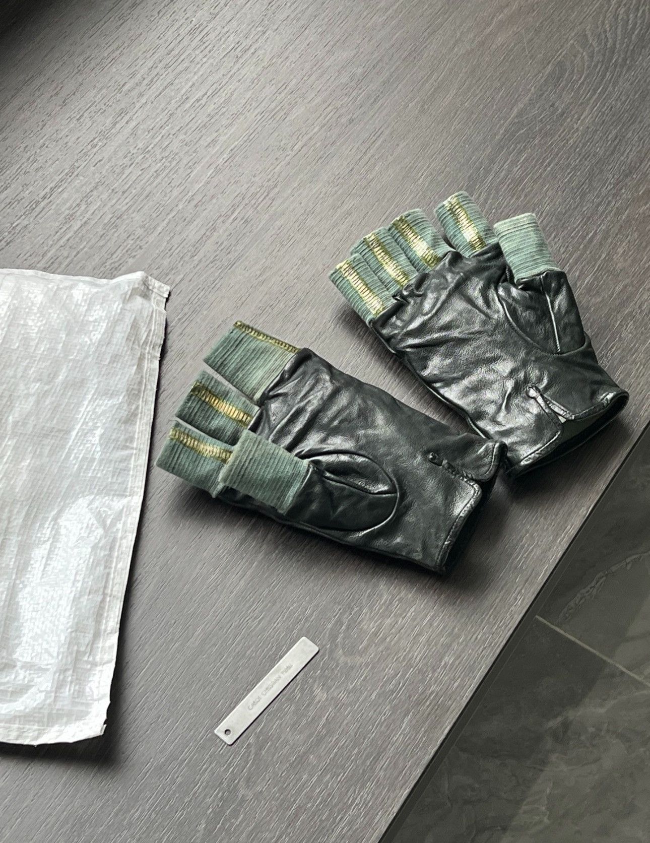 Carol Christian Poell Kangaroo Leather Gloves Size 46 - 1 Thumbnail