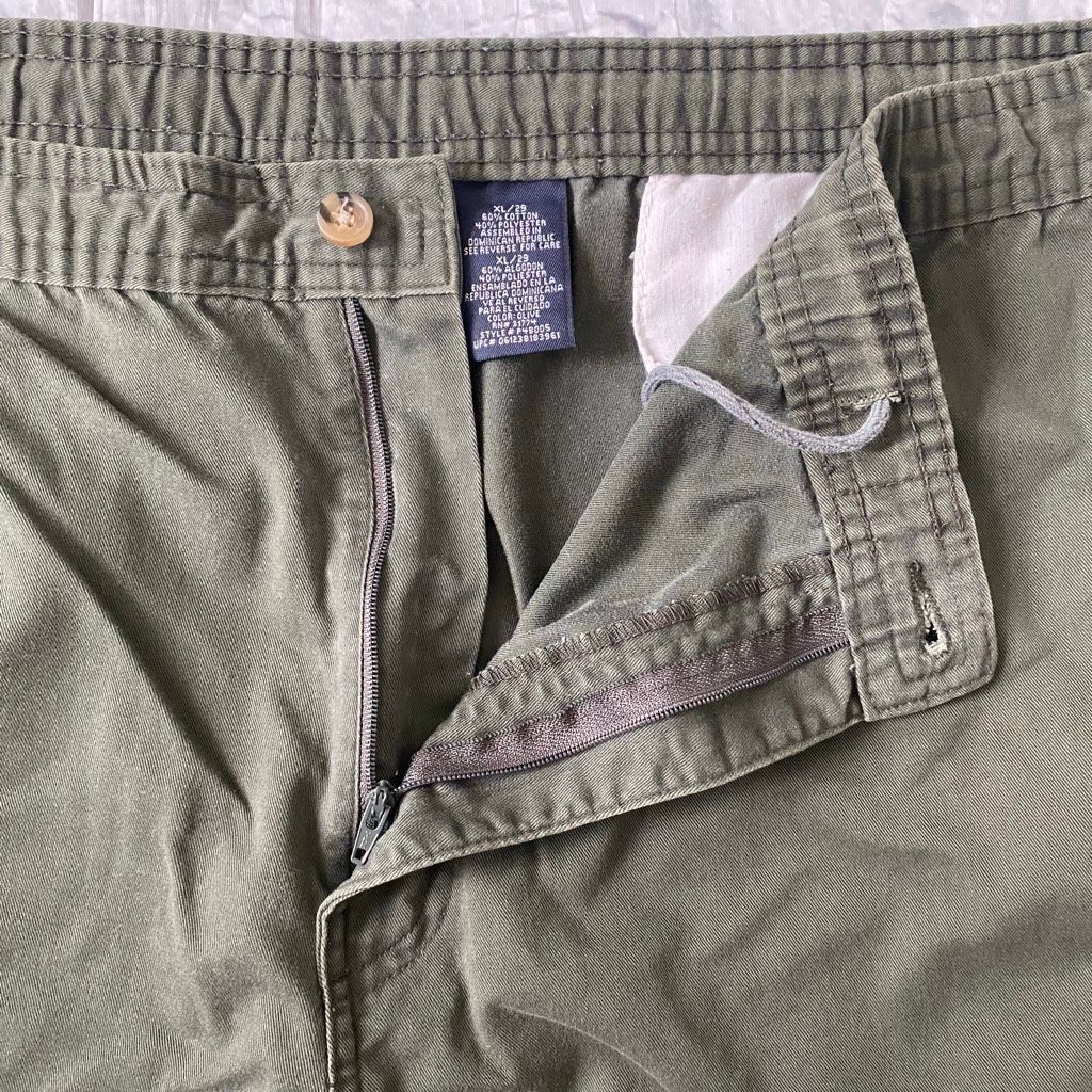 Puritan Puritan men XL cotton blend pull on casual chino pants olive Size US 40 / EU 56 - 5 Thumbnail